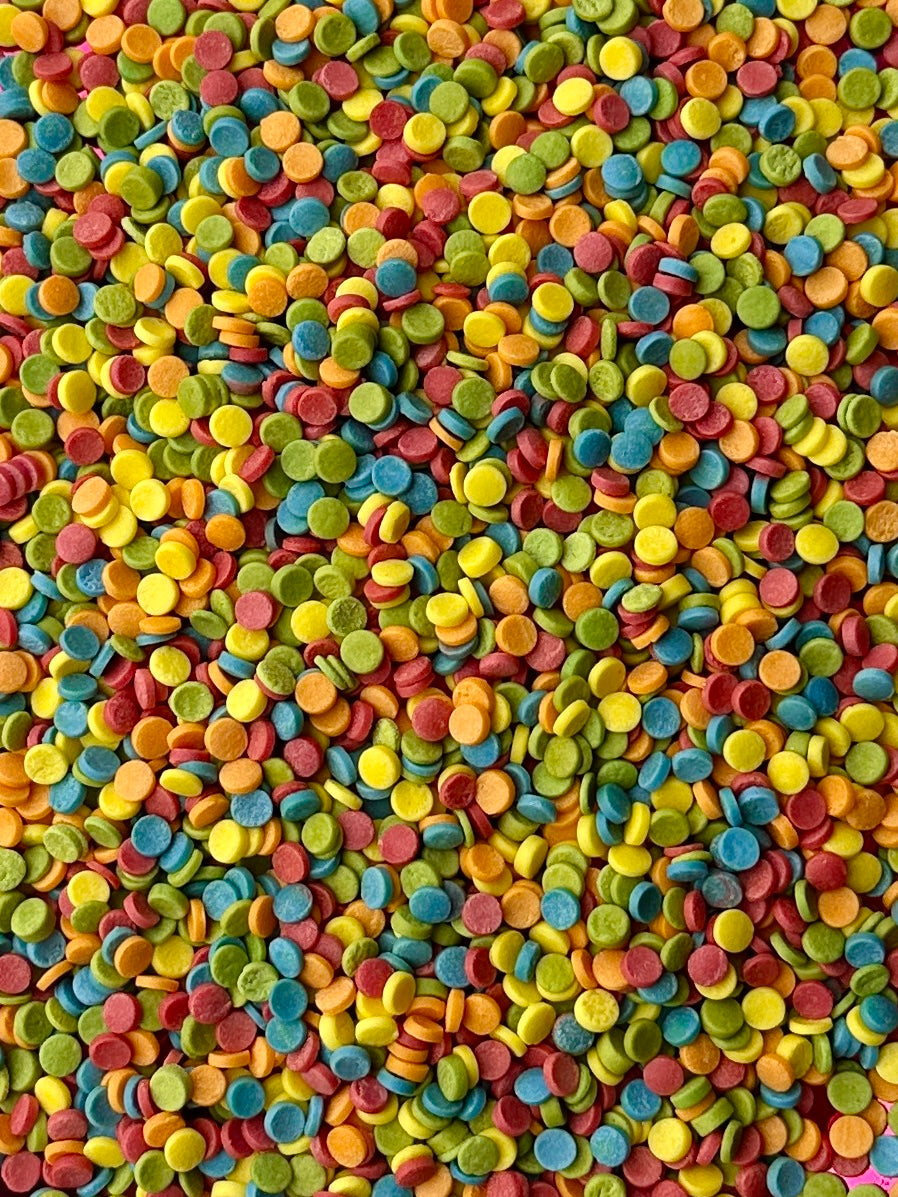 Natural Rainbow Sequins Bulk