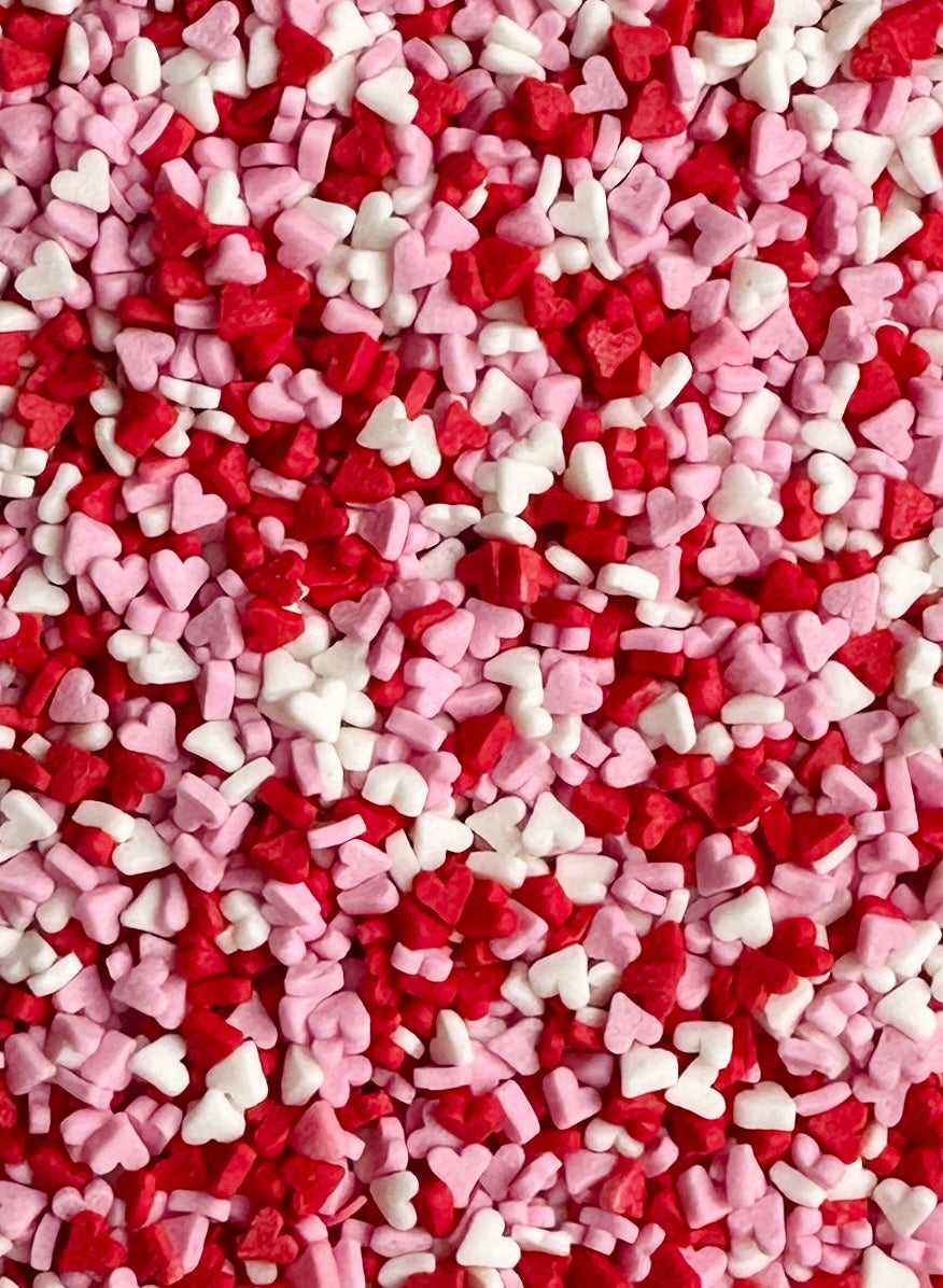 Mini Heart Confetti Mix Bulk