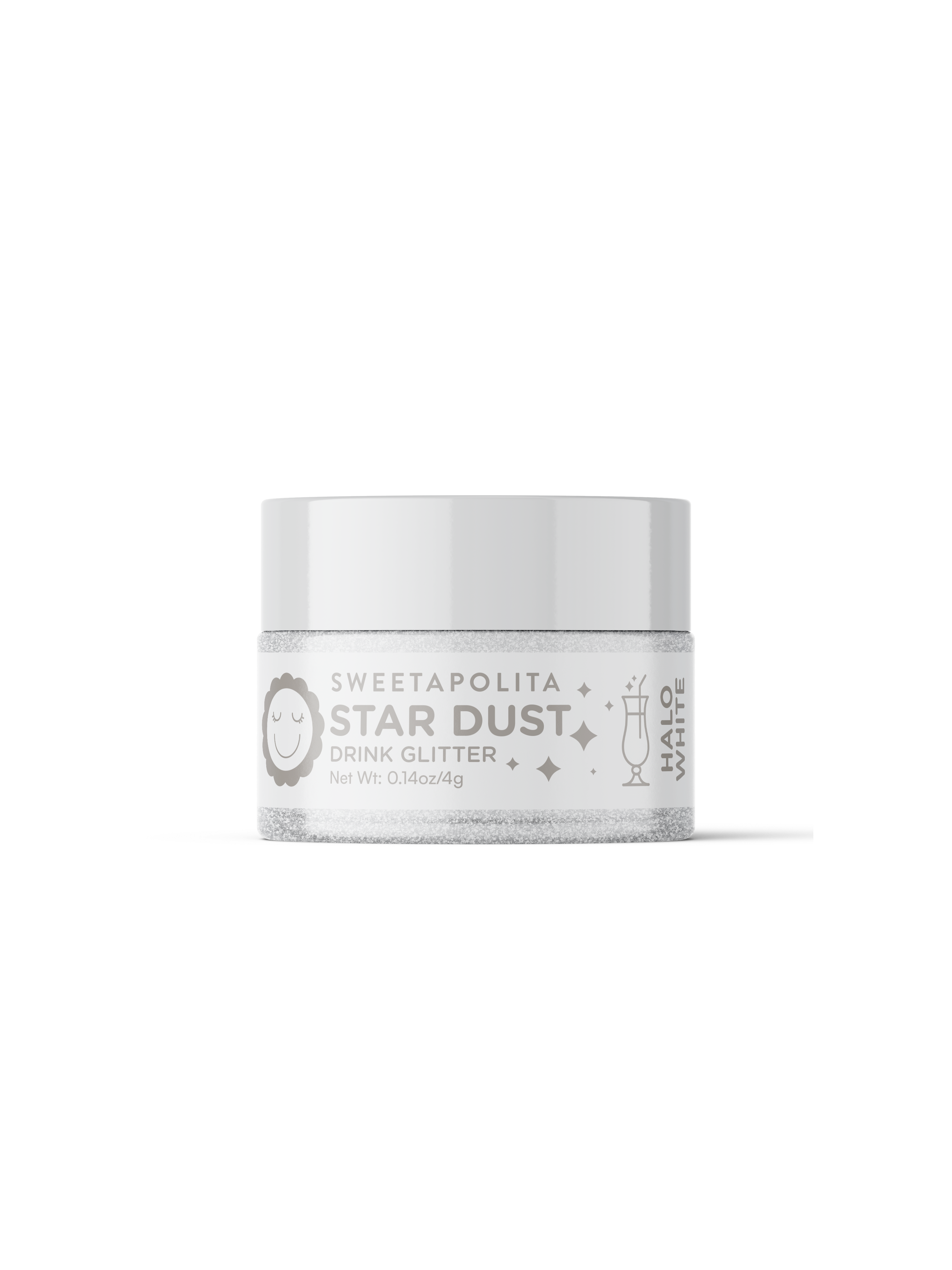 Halo White | Star Dust Edible Drink Glitter - US