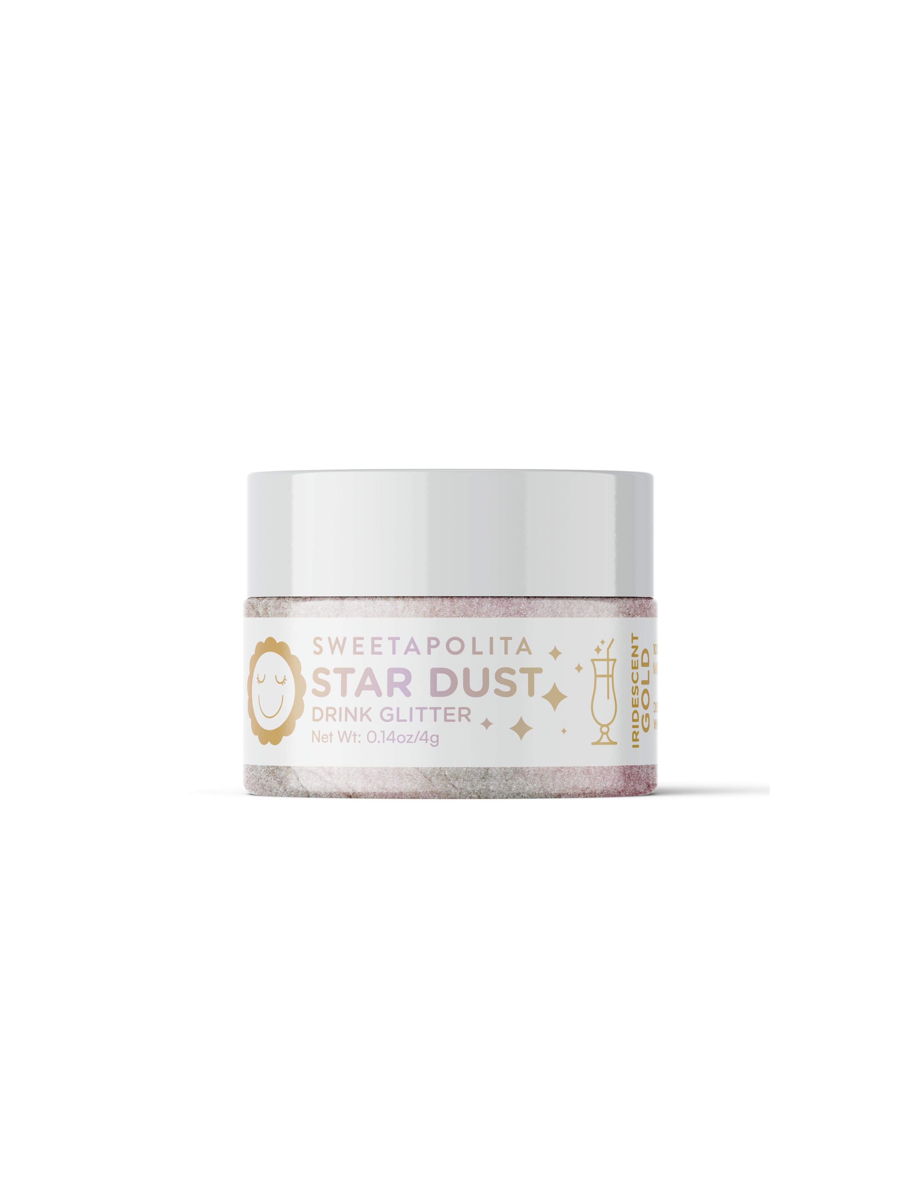 Iridescent Gold | Star Dust Edible Drink Glitter - US