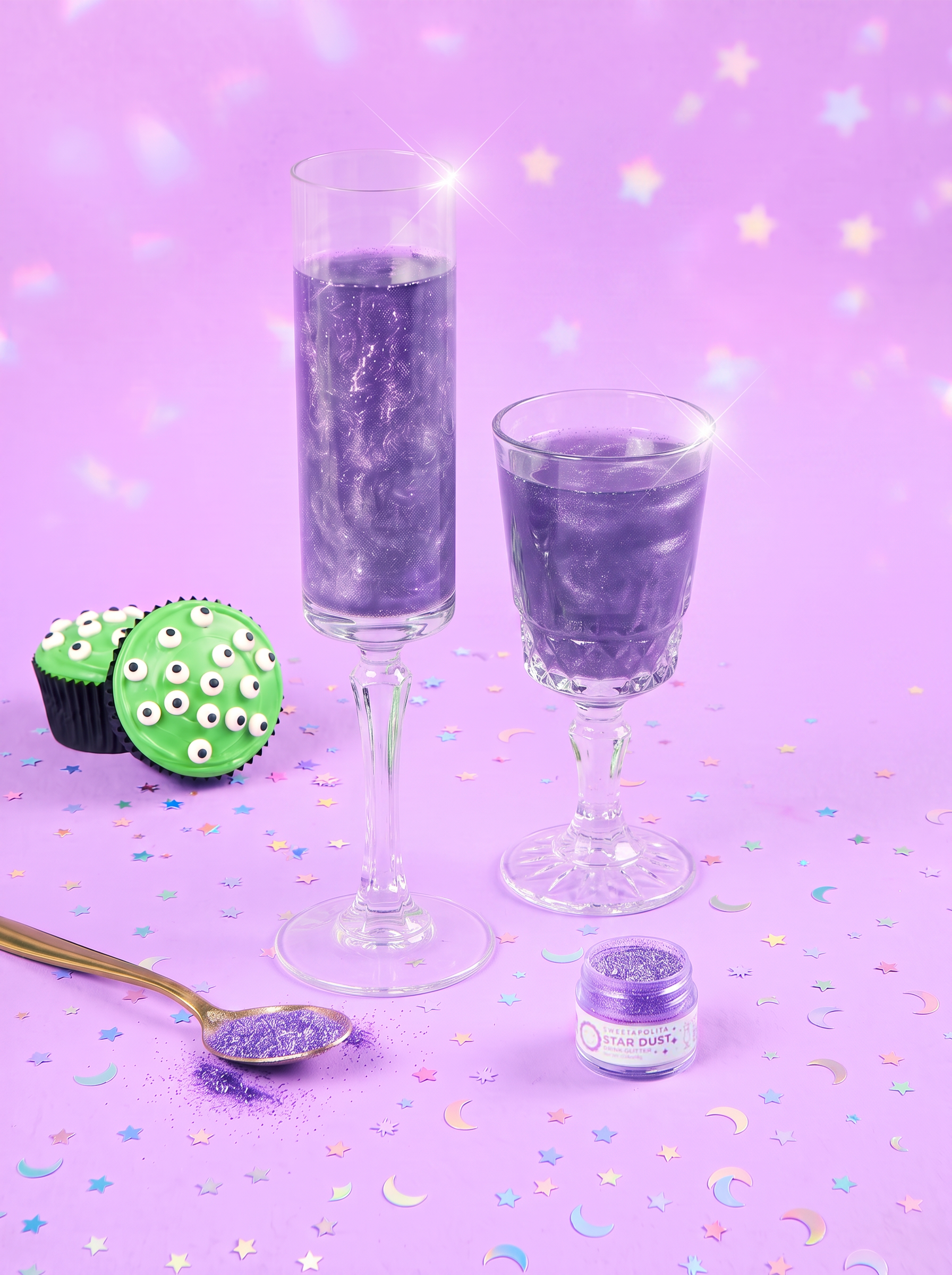 Pretty Purple | Star Dust Edible Drink + Dessert Glitter