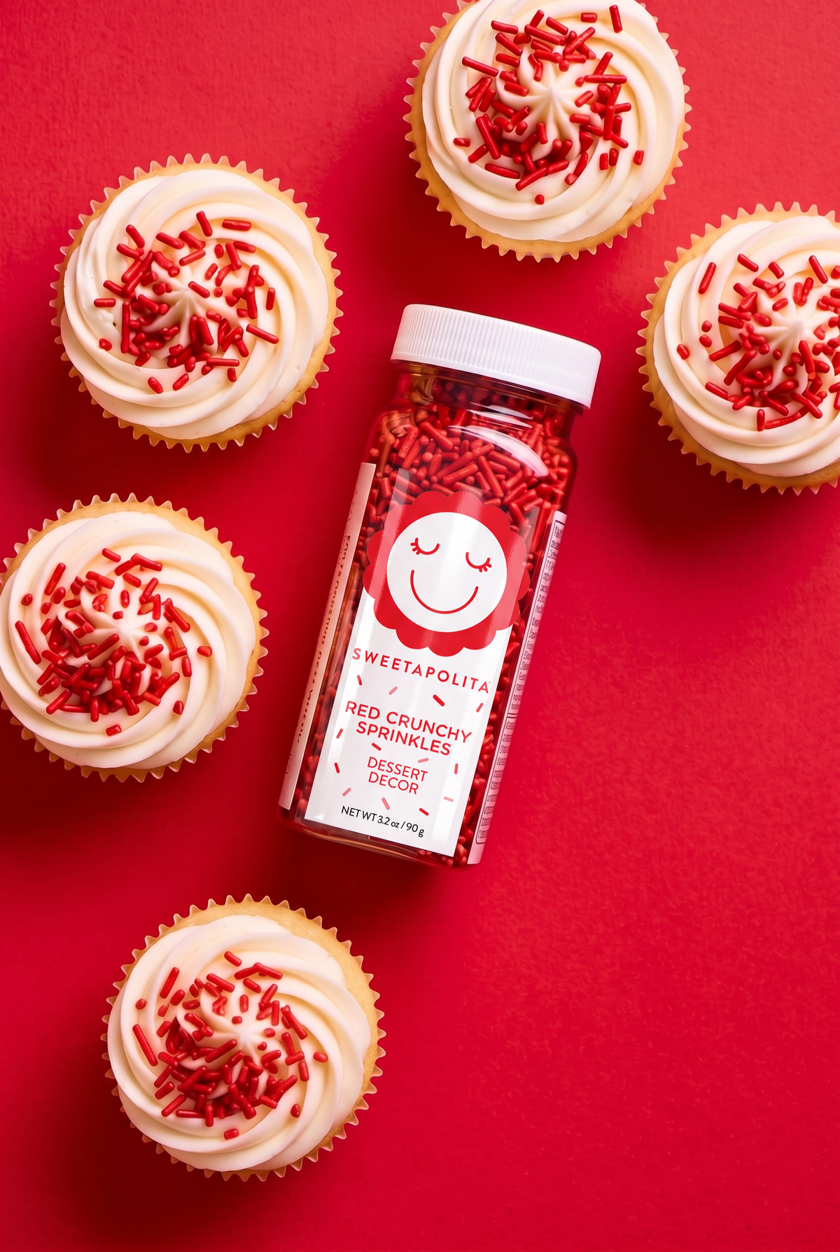 Red Crunchy Sprinkles