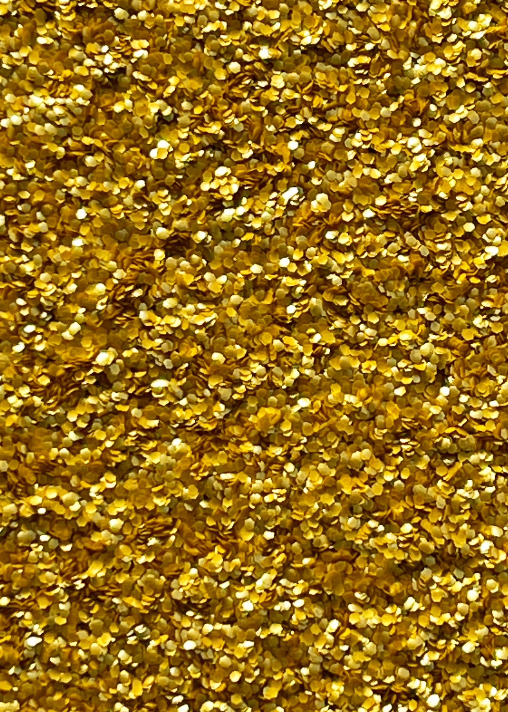 Gold Hexagons Edible Glitter, Vegan Sprinkles