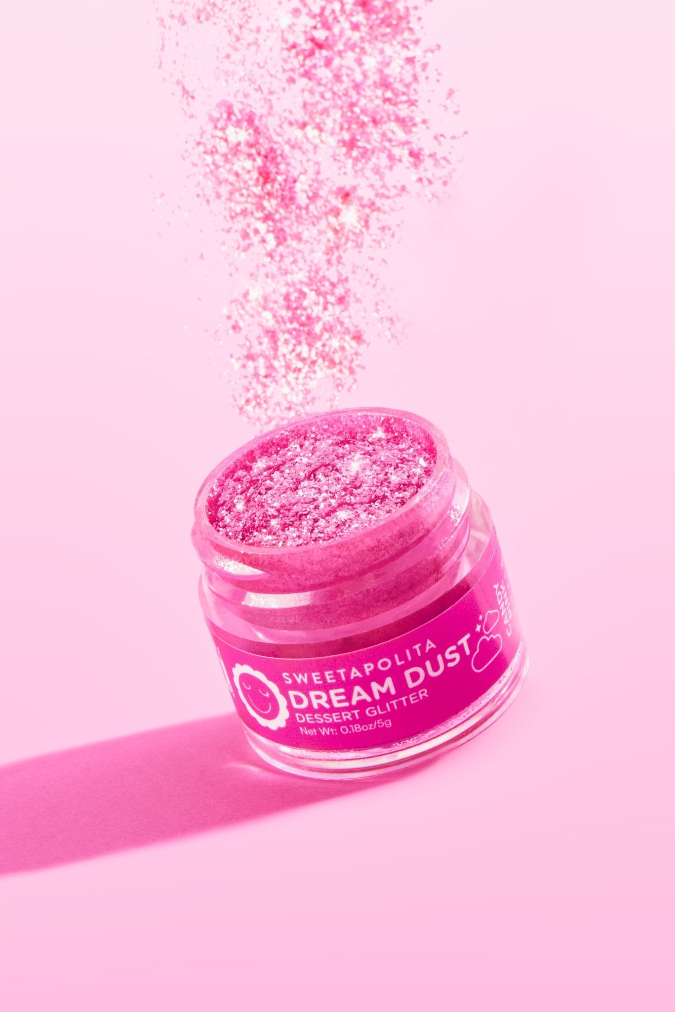 Candy Pink | Dream Dust Edible Drink + Dessert Glitter - CA - Sweetapolita