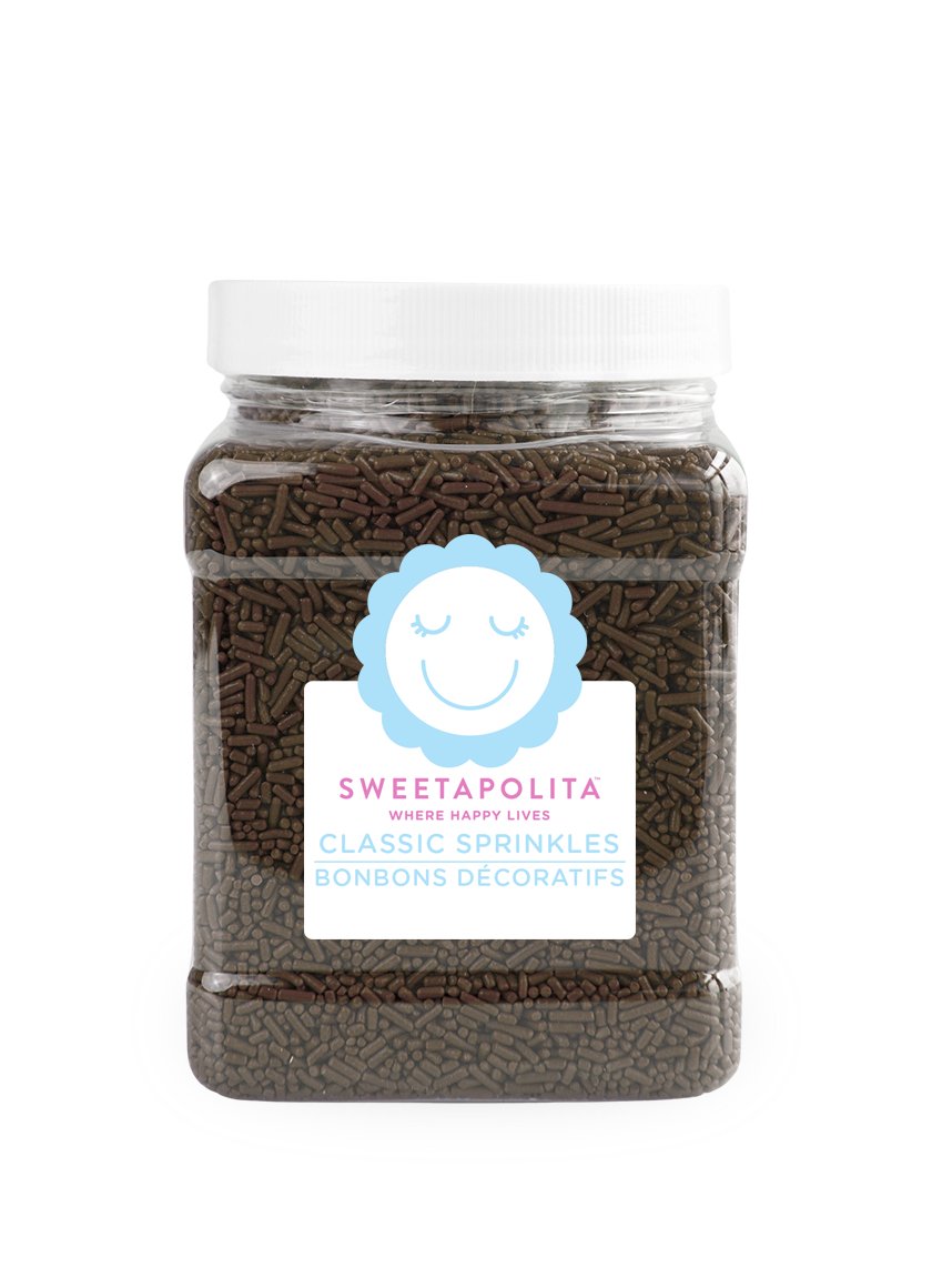 Chocolate Crunchy Sprinkles - CA - Sweetapolita