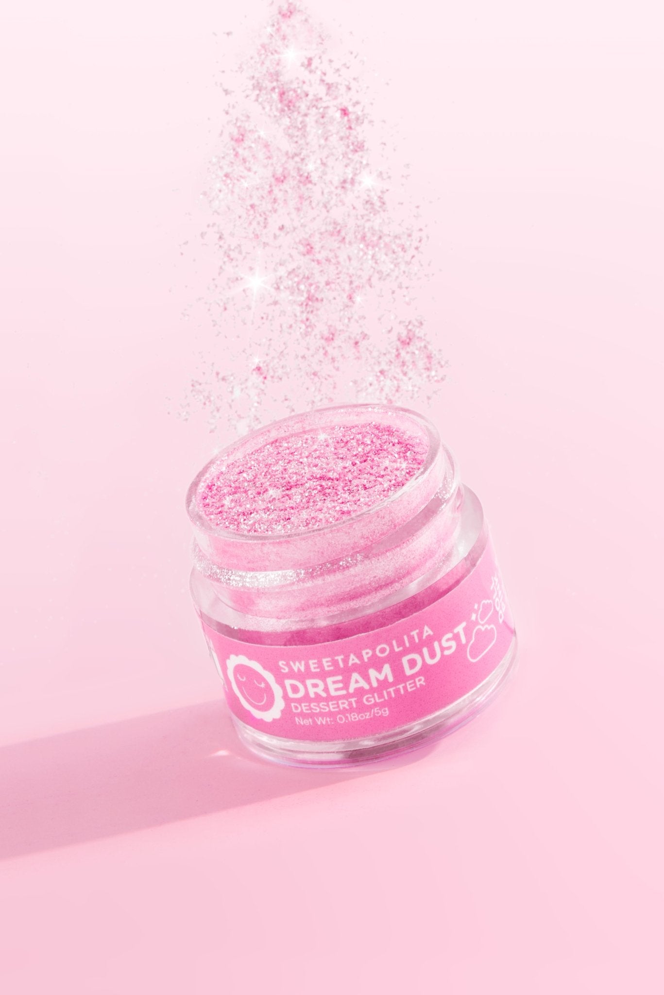 Doll Pink | Dream Dust Edible Drink + Dessert Glitter - US - Sweetapolita