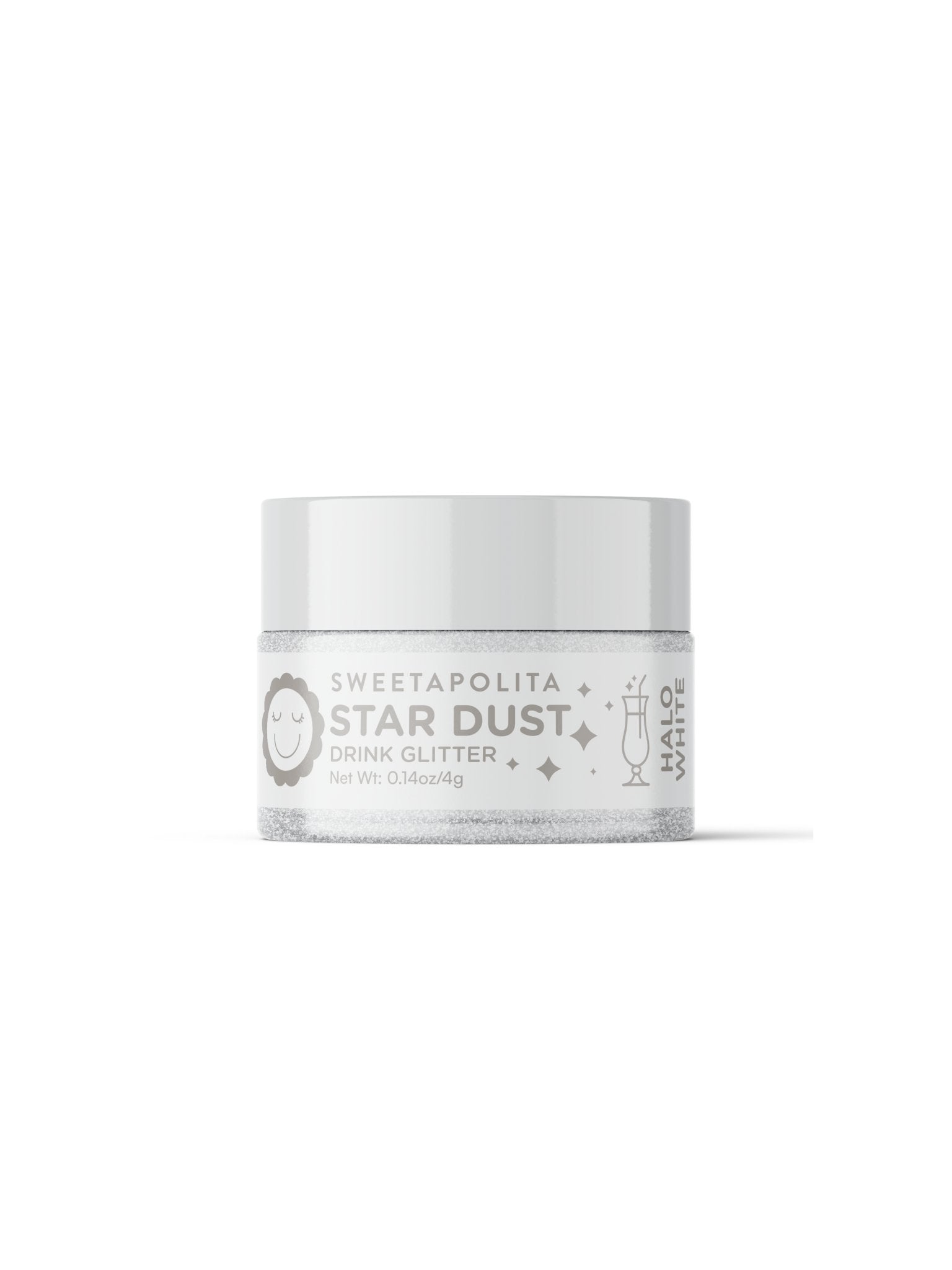 Halo White | Star Dust Edible Drink + Dessert Glitter - CA - Sweetapolita