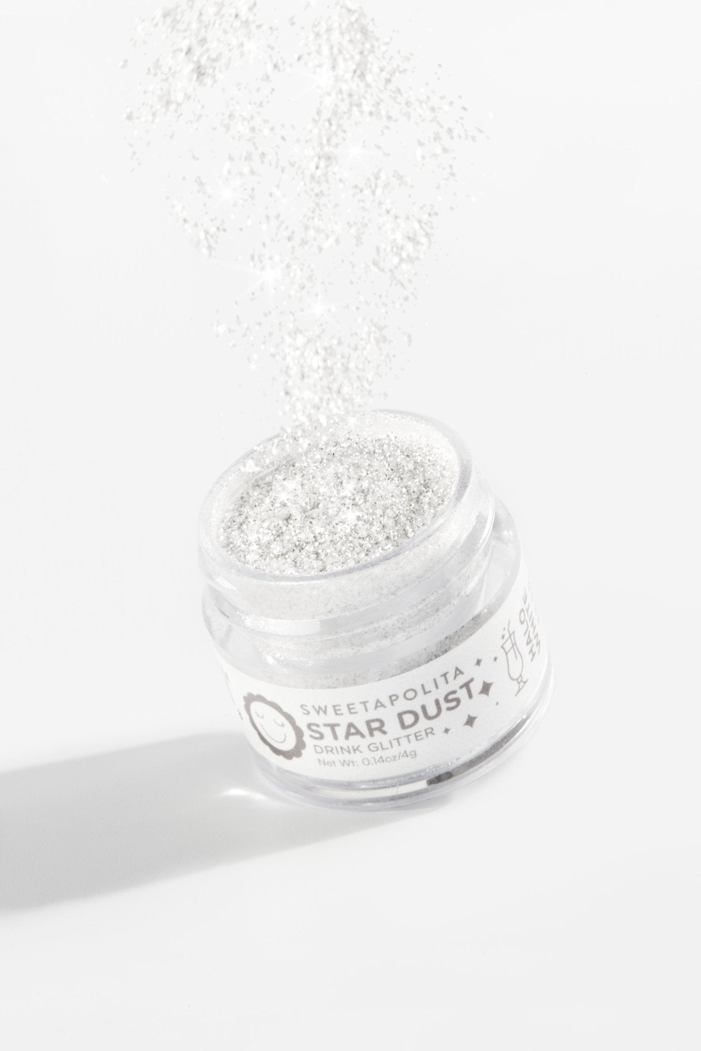 Halo White | Star Dust Edible Drink + Dessert Glitter - CA - Sweetapolita