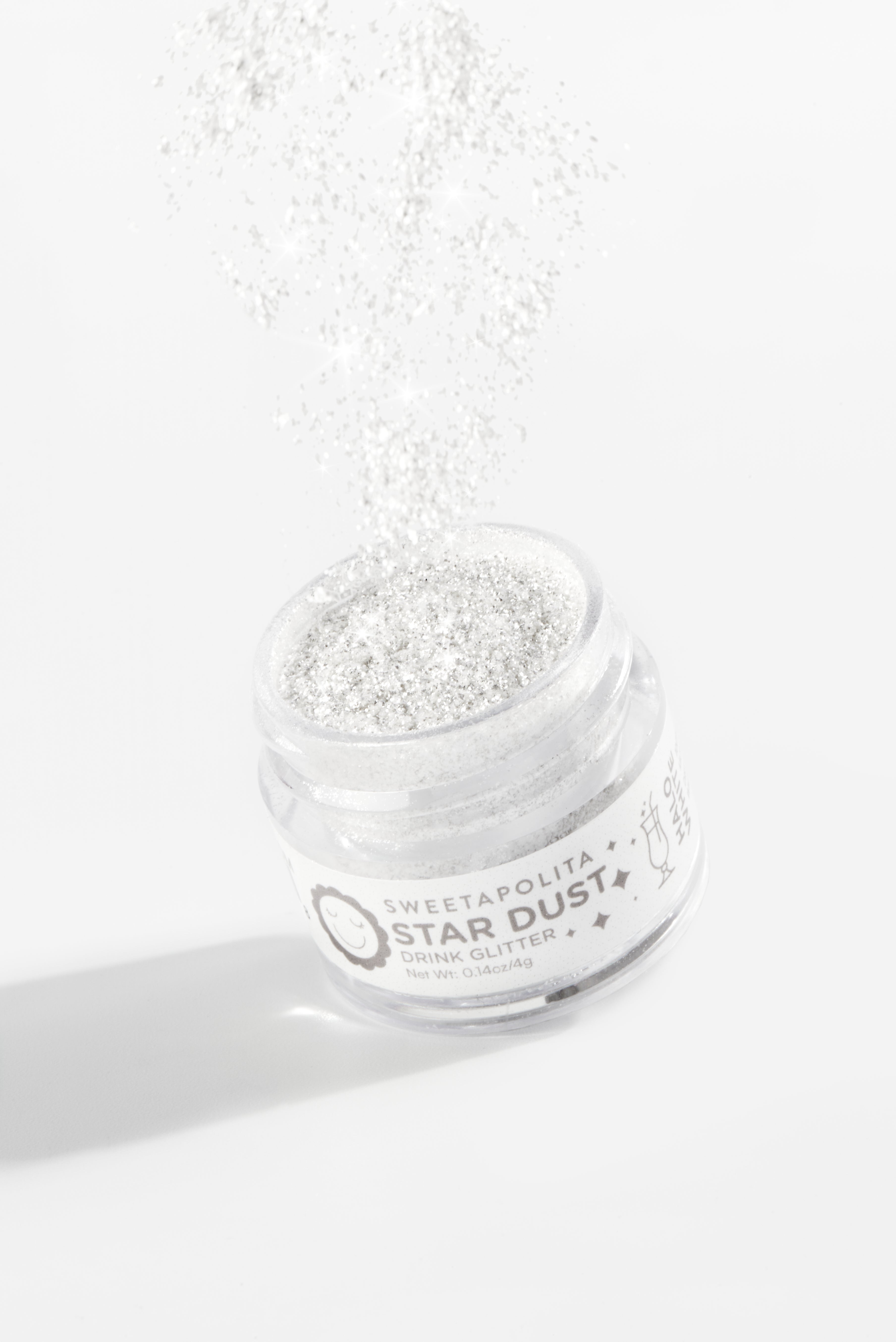 Halo White | Star Dust Edible Drink Glitter - US