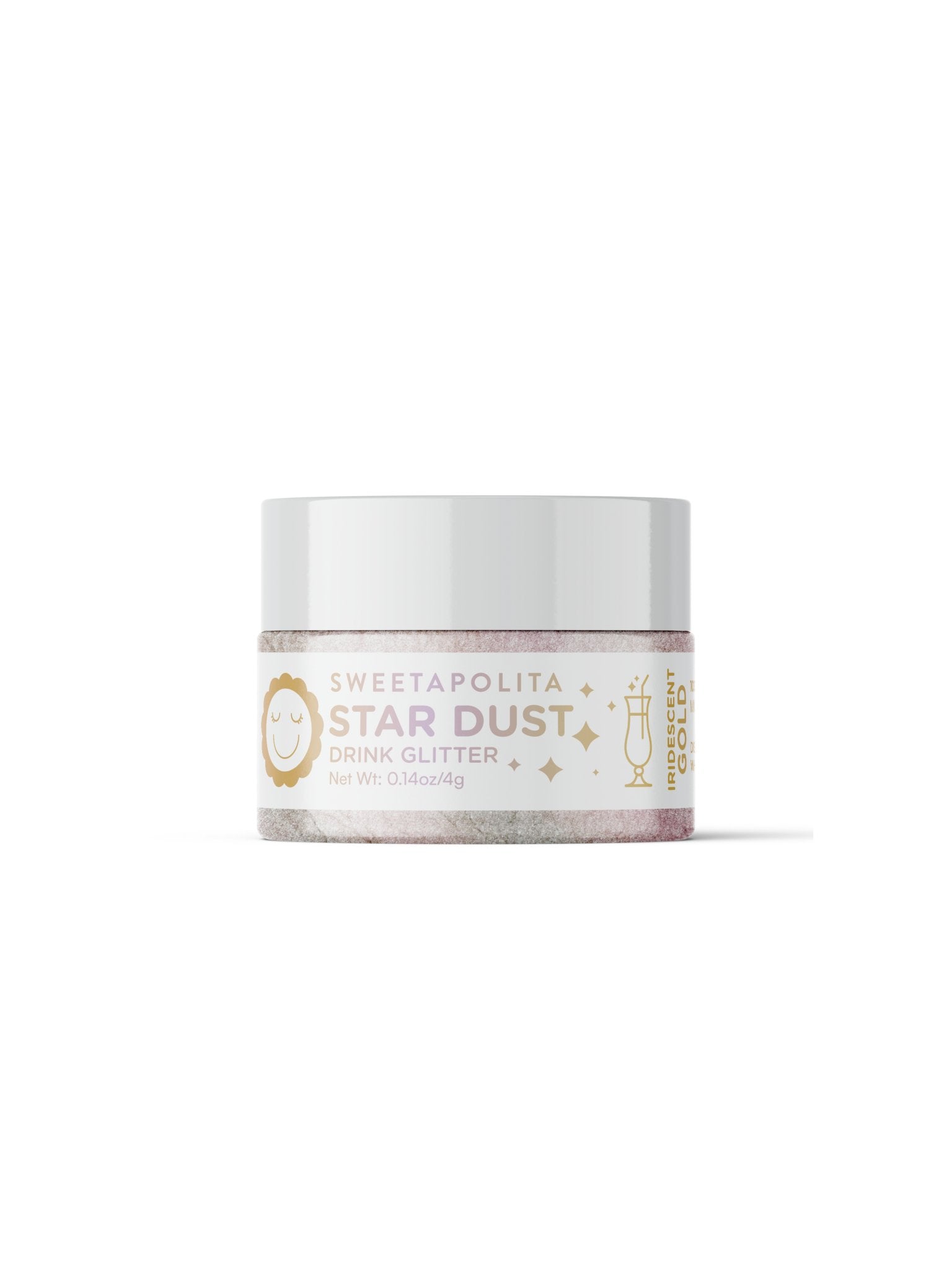 Iridescent Gold | Star Dust Edible Drink + Dessert Glitter - US - Sweetapolita
