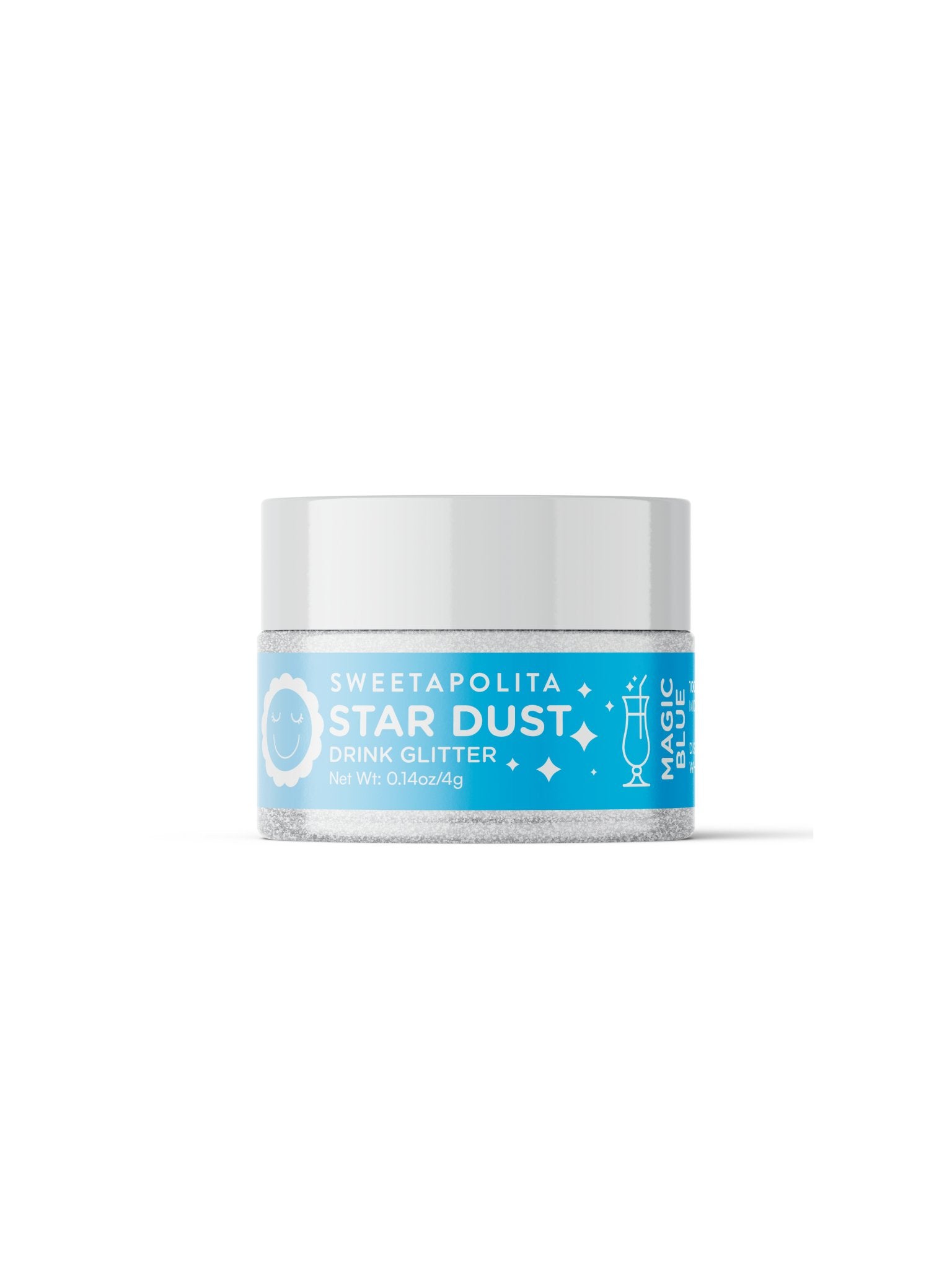 Magic Blue Colour Changing | Star Dust Edible Drink + Dessert Glitter - US - Sweetapolita