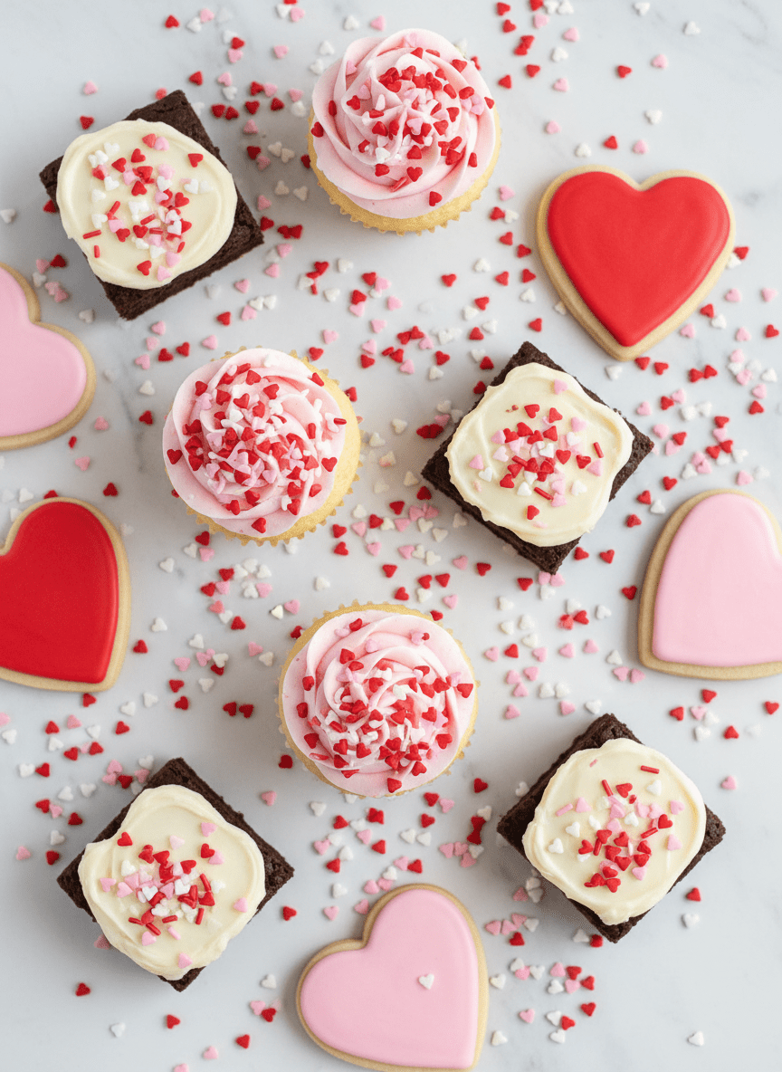 Mini Heart Confetti Mix Bulk - Sweetapolita