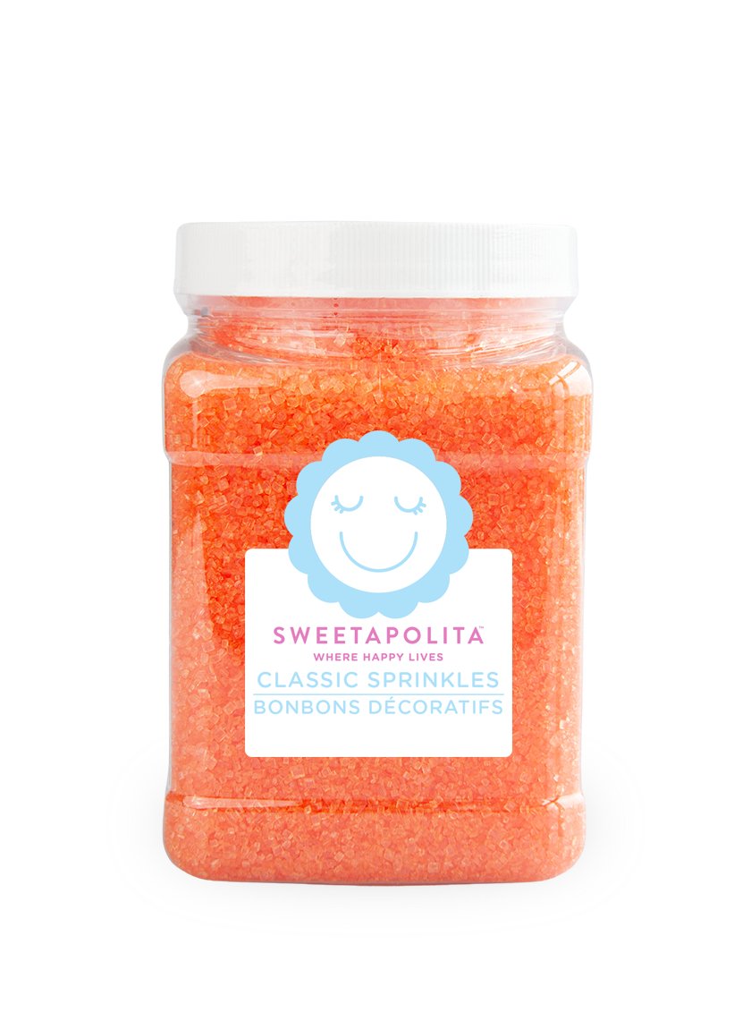 Orange Coarse Sugar - CA - Sweetapolita