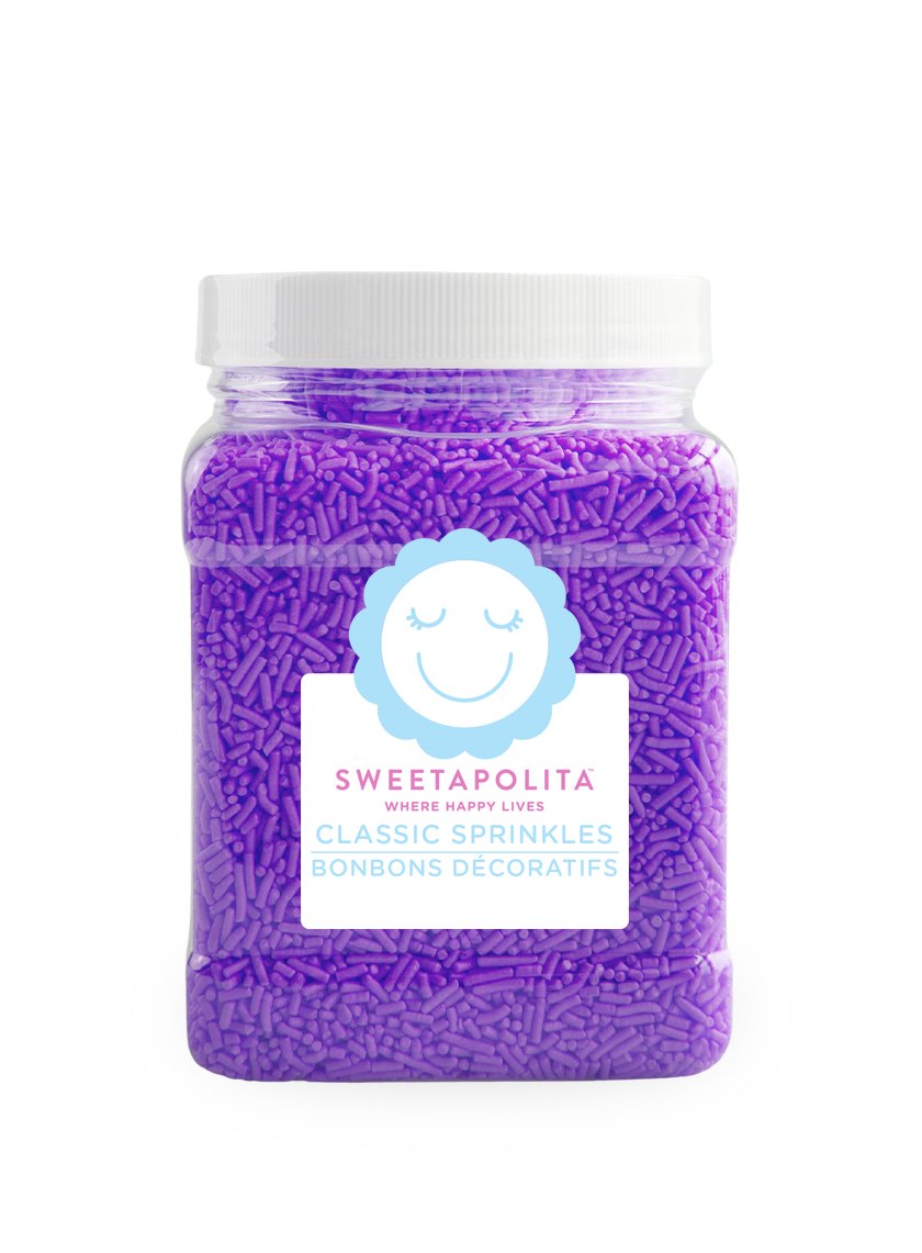 Purple Crunchy Sprinkles - CA - Sweetapolita