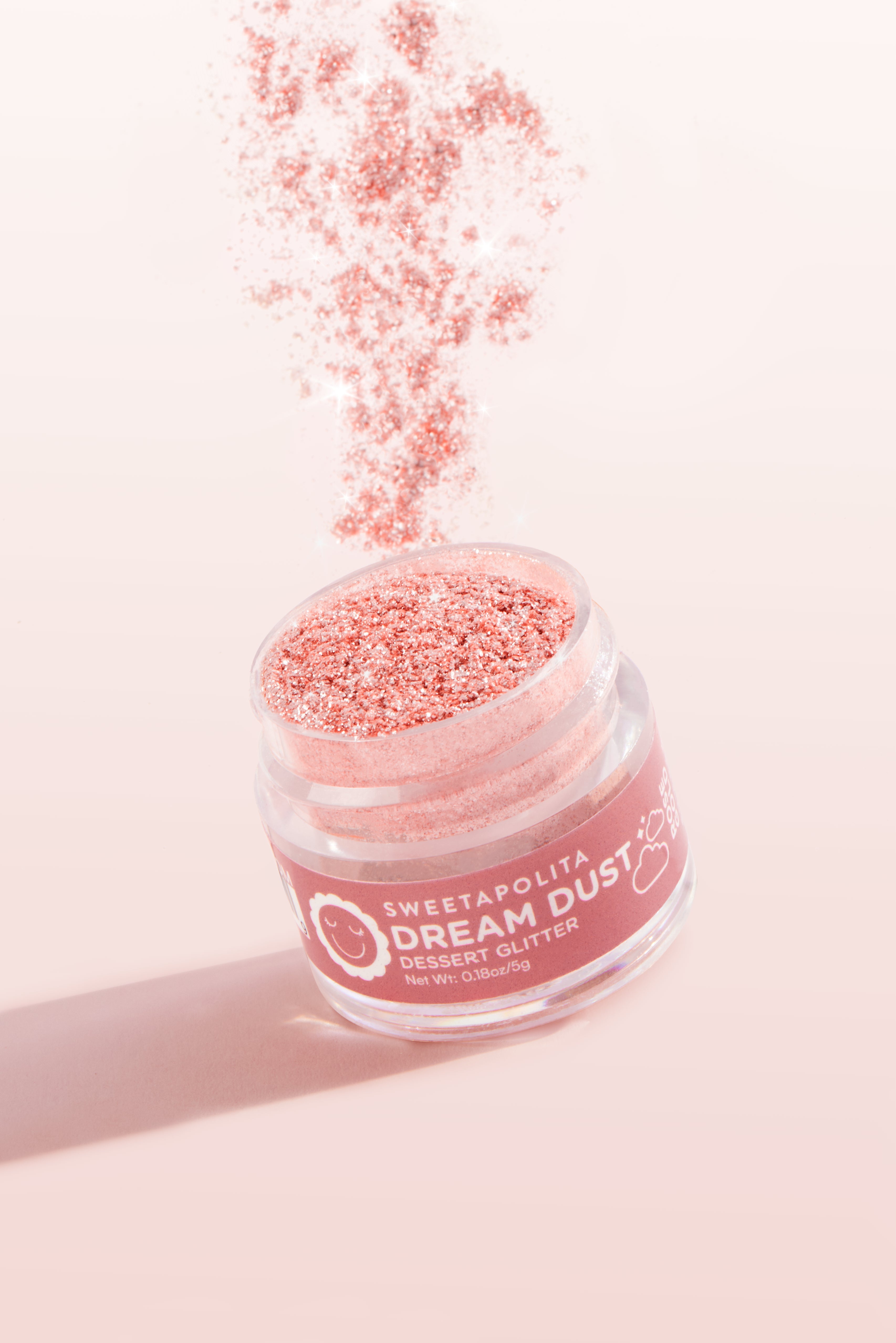 Rose Gold | Dream Dust Edible Dessert Glitter - US