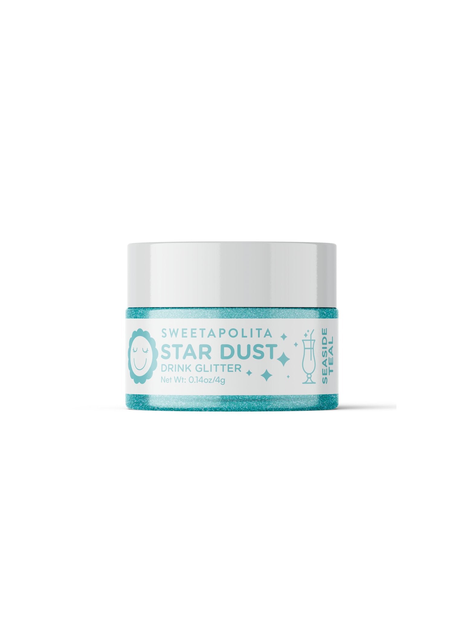 Seaside Teal | Star Dust Edible Drink + Dessert Glitter - CA - Sweetapolita