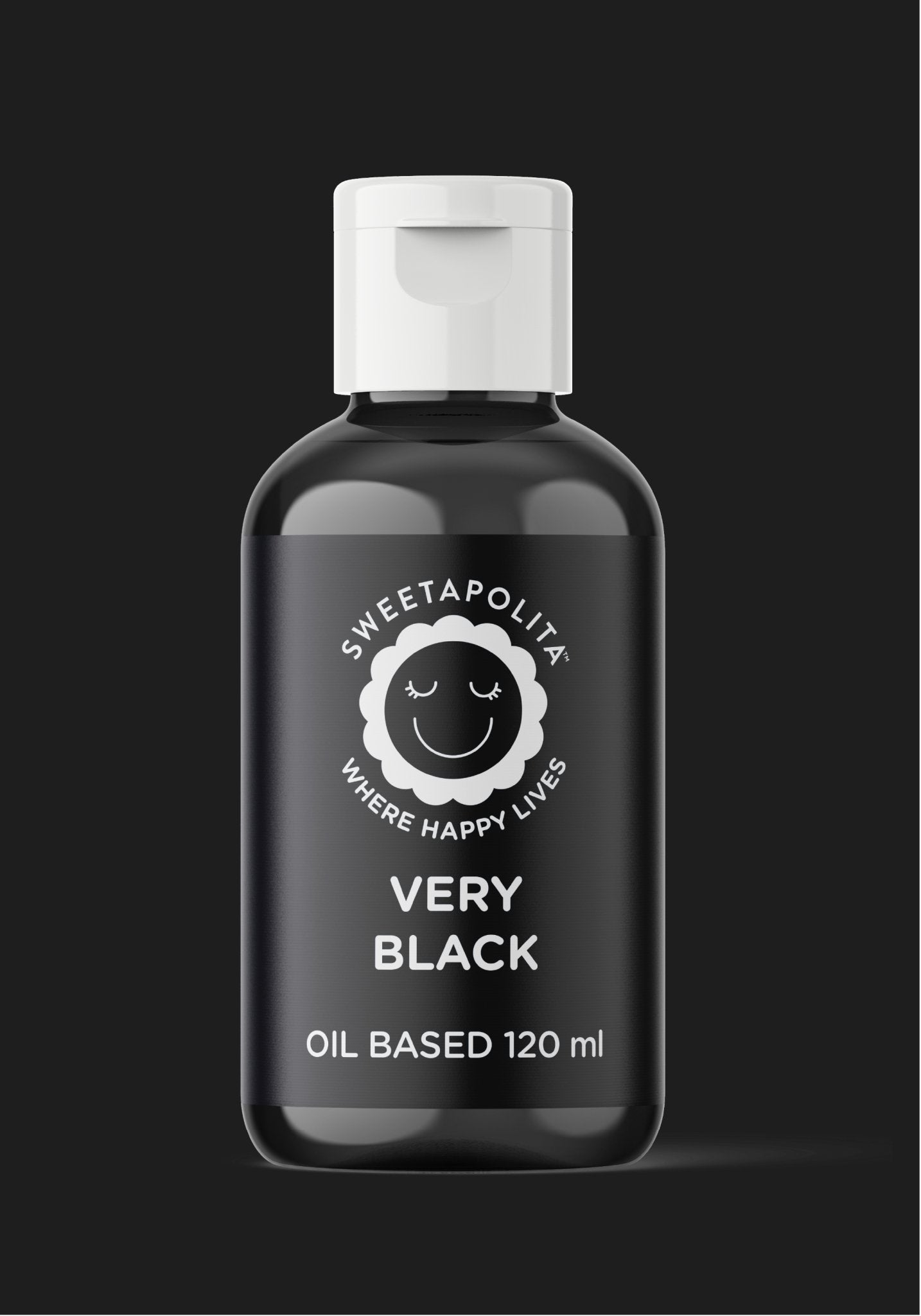 Very Black | Oil Based Food Colour - CA - Sweetapolita
