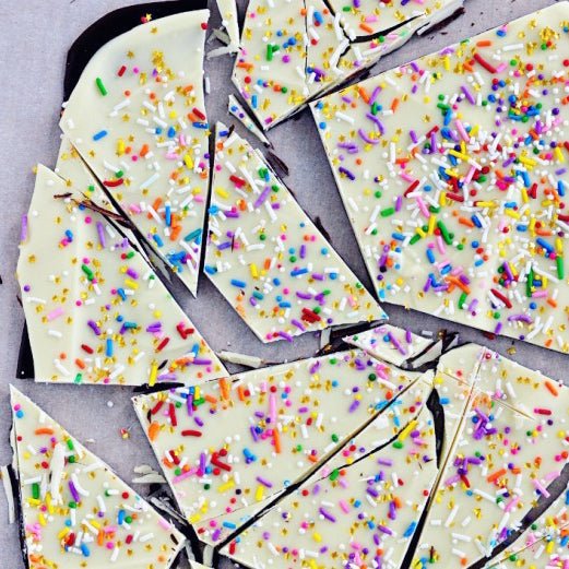 Cake Batter & Sprinkle Bark - Sweetapolita