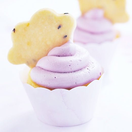 La La Lavender & Lemon Cloud Cupcakes - Sweetapolita