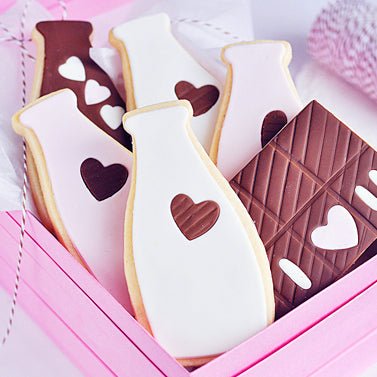 My Heart Belongs To U: Neapolitan Milk & Chocolate Sugar Cookies - Sweetapolita