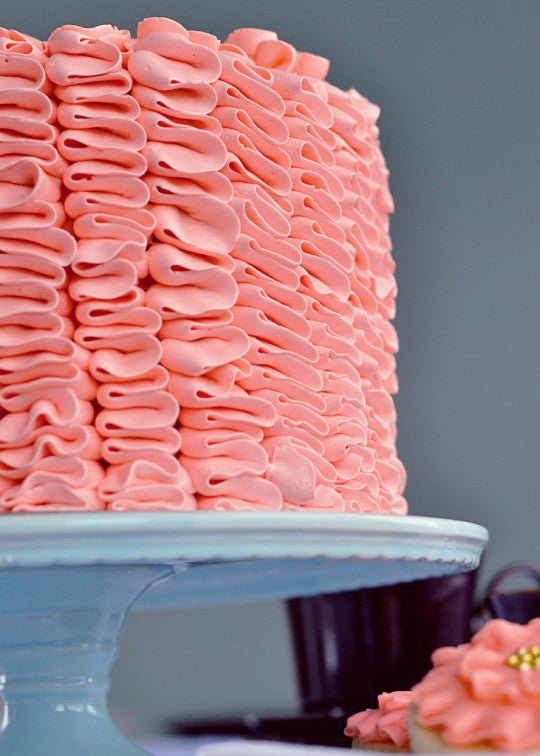 Rich & Ruffled Chocolate Celebration Cake - Sweetapolita