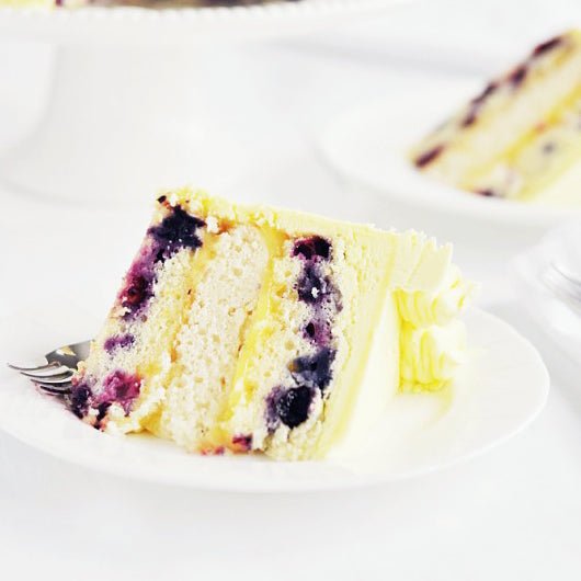 Triple-Lemon Blueberry Layer Cake - Sweetapolita