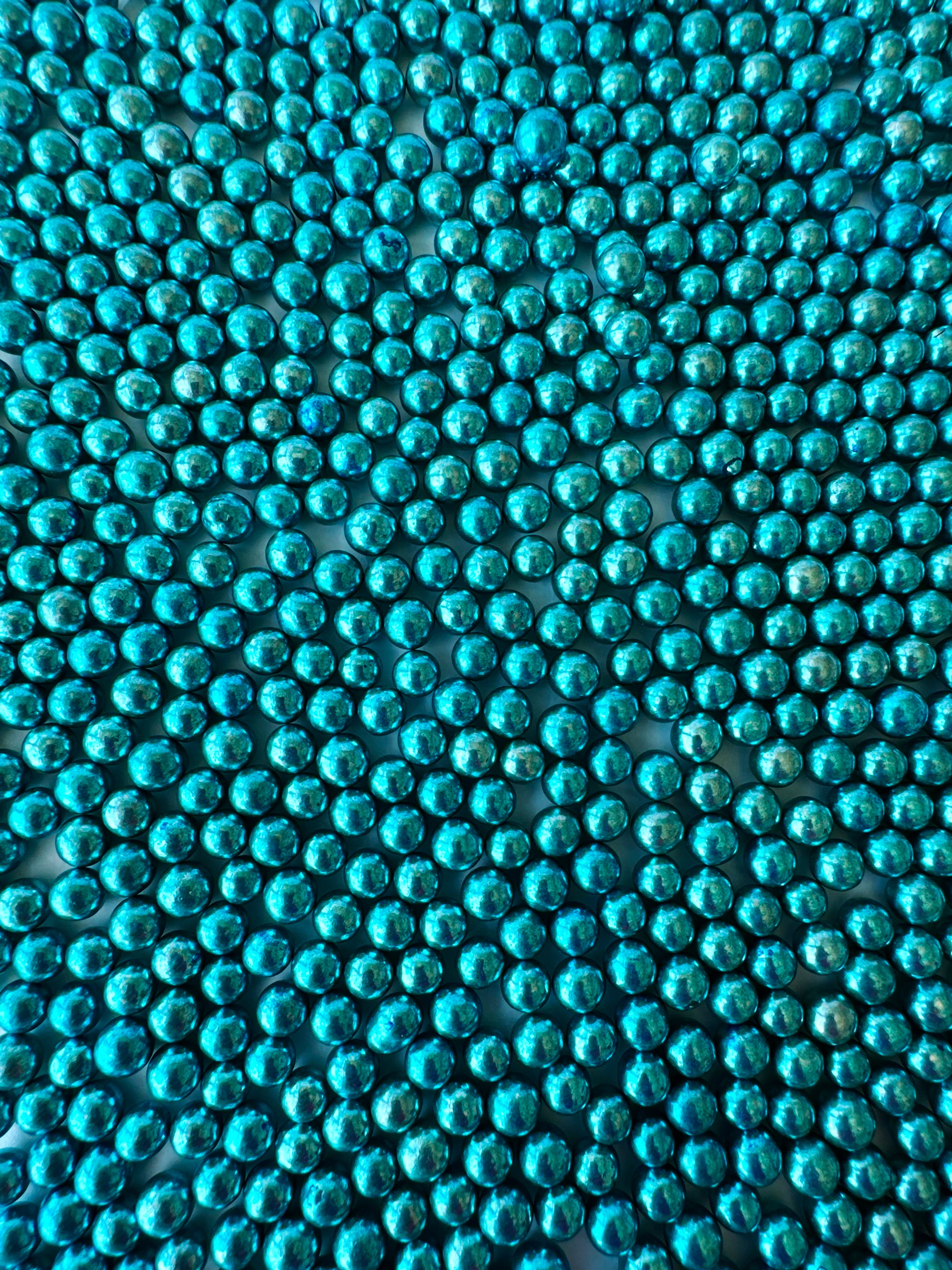6mm Turquoise Dragées - US
