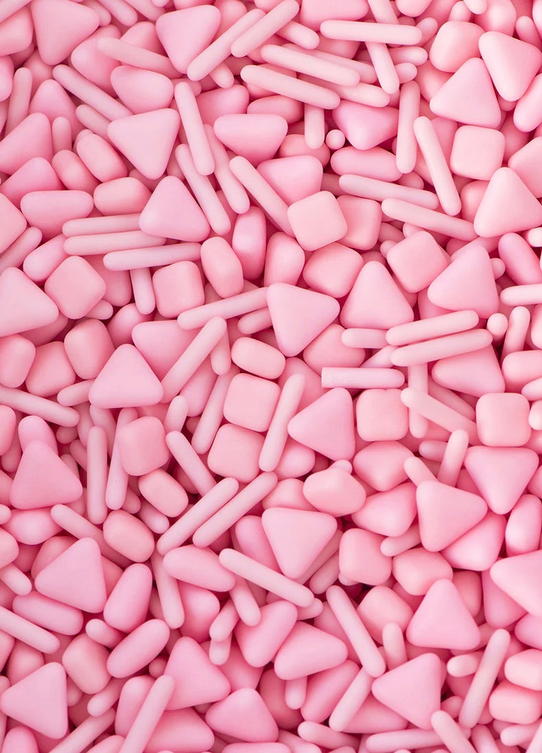 Pastel Pink Matte Mix | Sugar Shapes - US