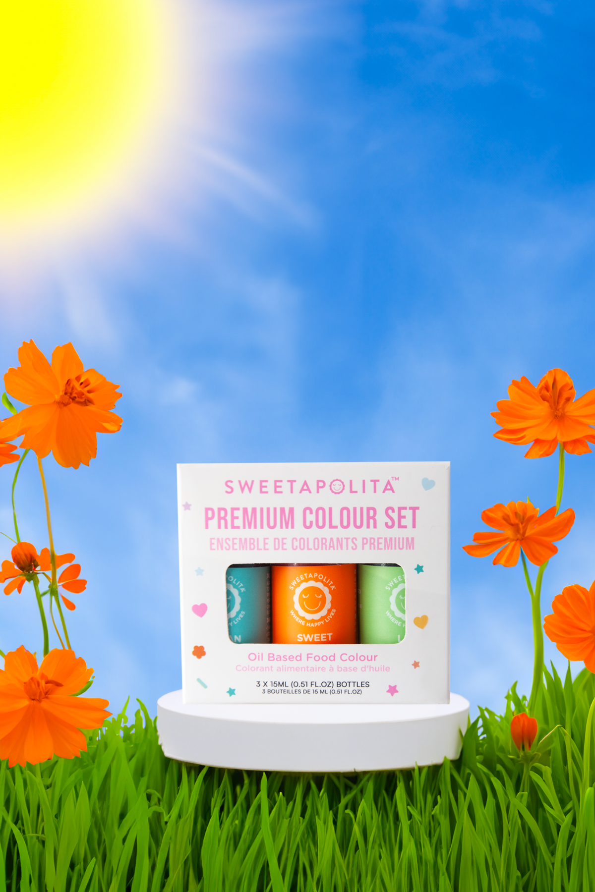 Blossom Oil Based Food Colour Set - US