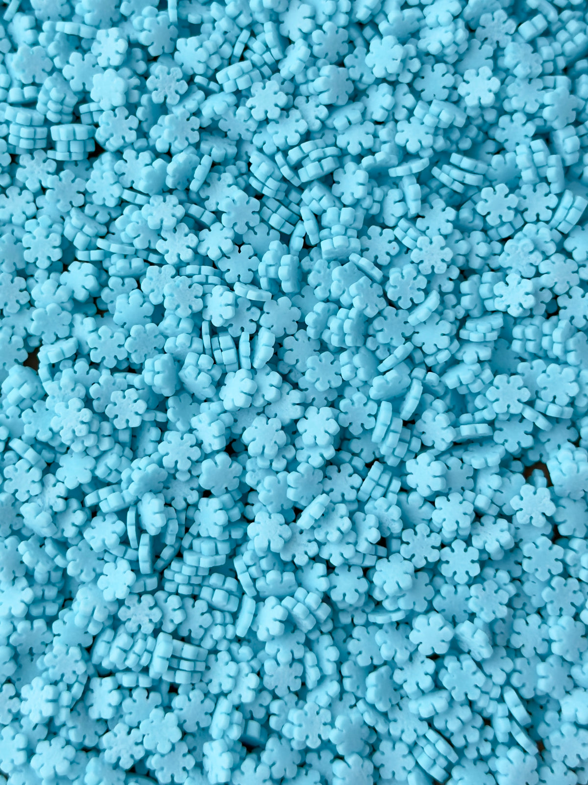 Blue Snowflake Confetti