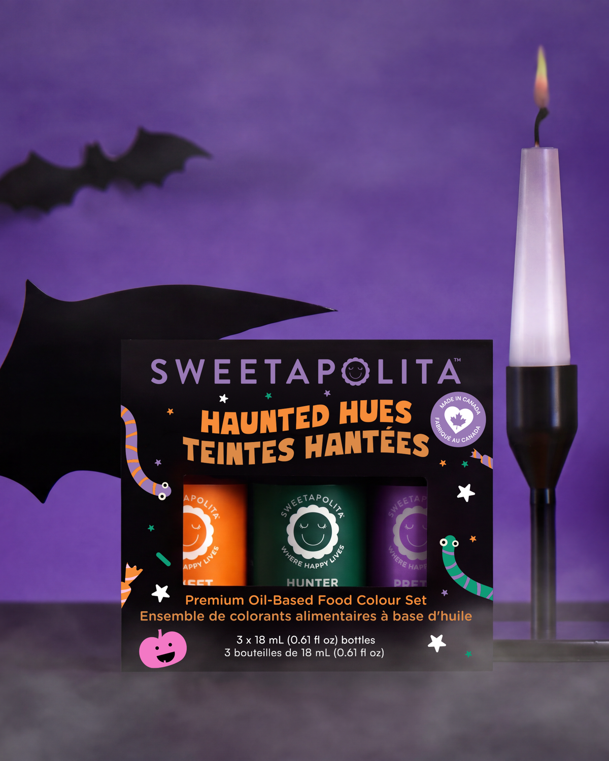 Haunted Hues Oil Based Food Colour Set