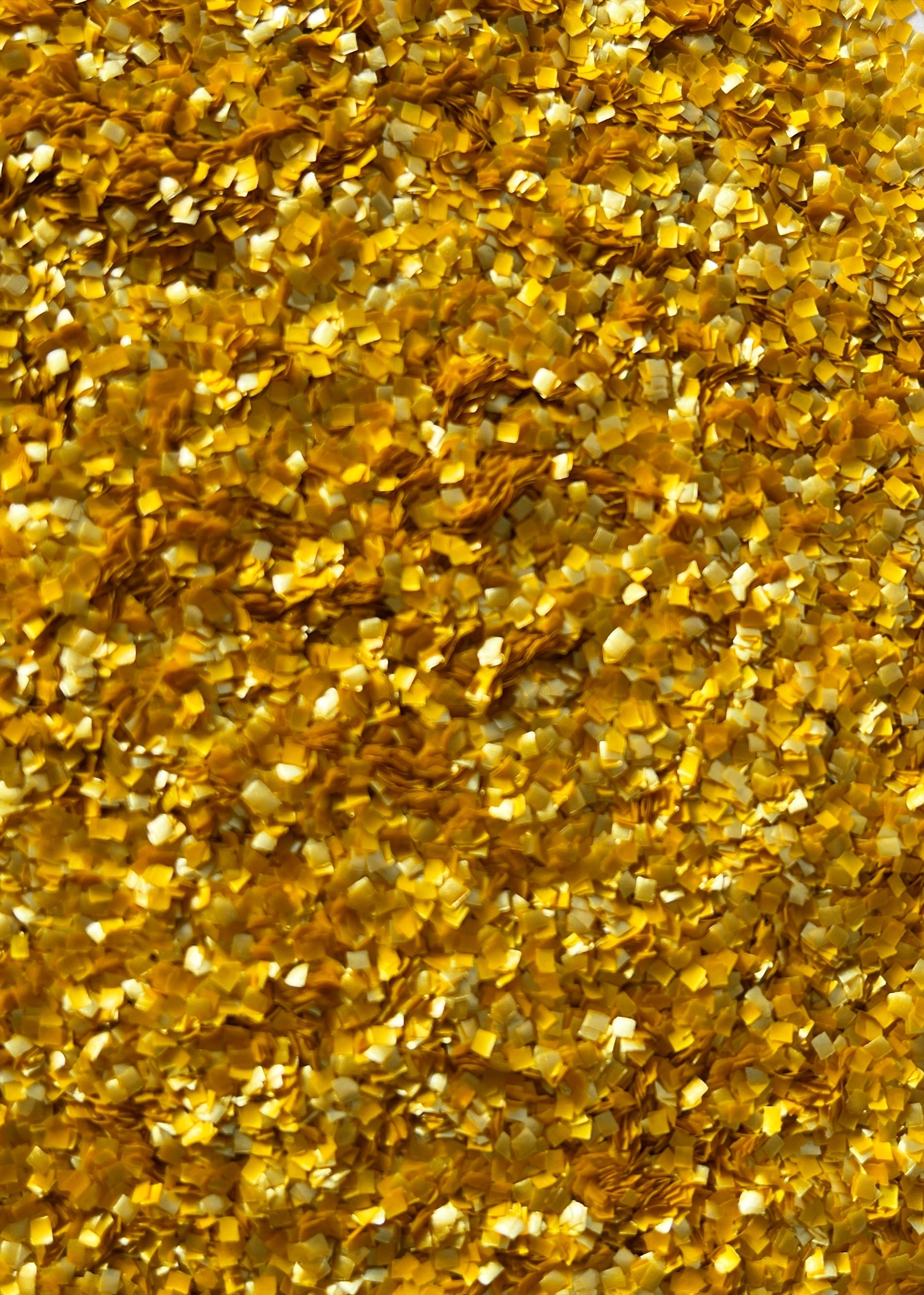 Gold Metallic Squares | Edible Glitter - US