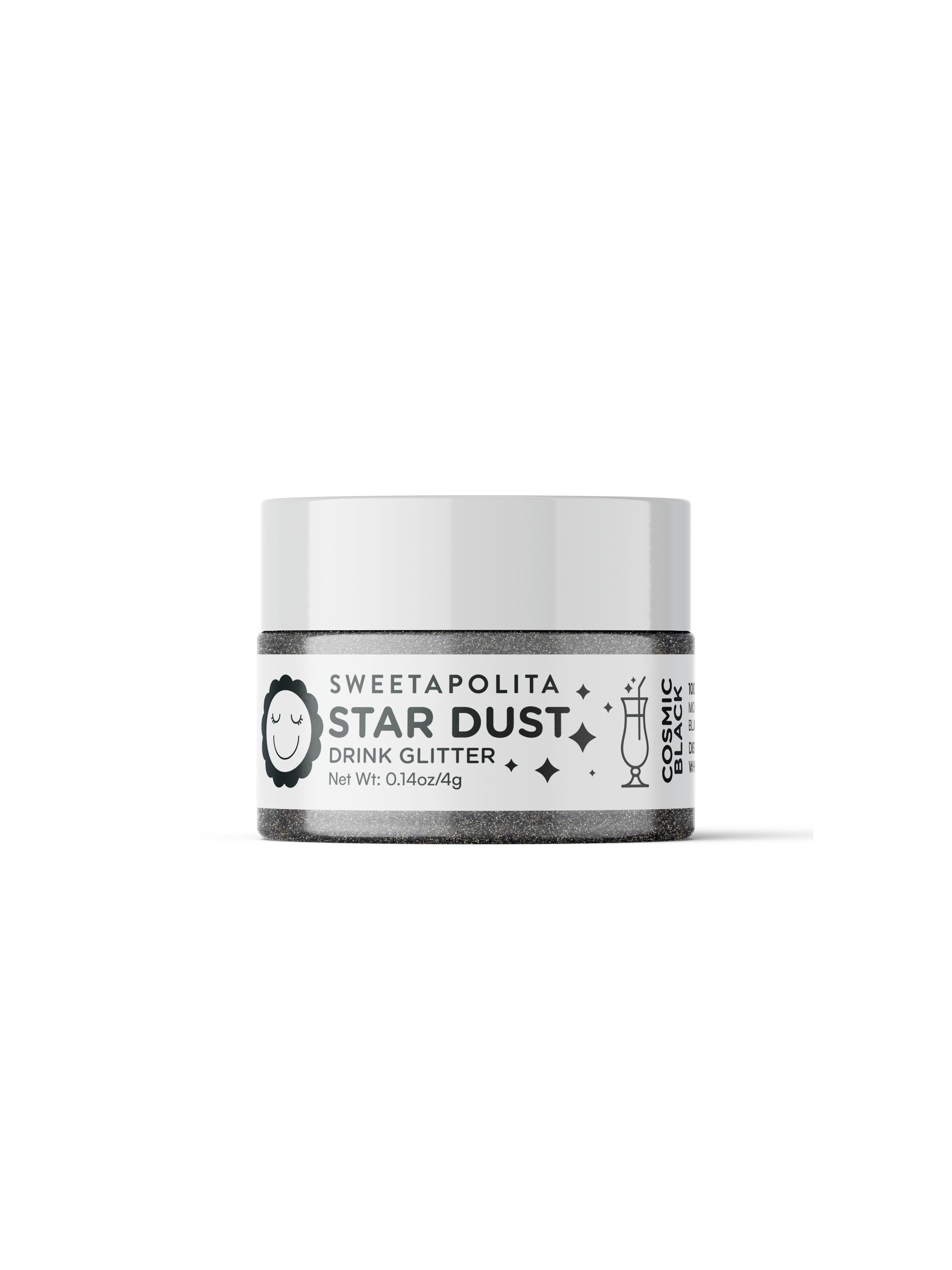 Cosmic Black | Star Dust Edible Drink Glitter - US