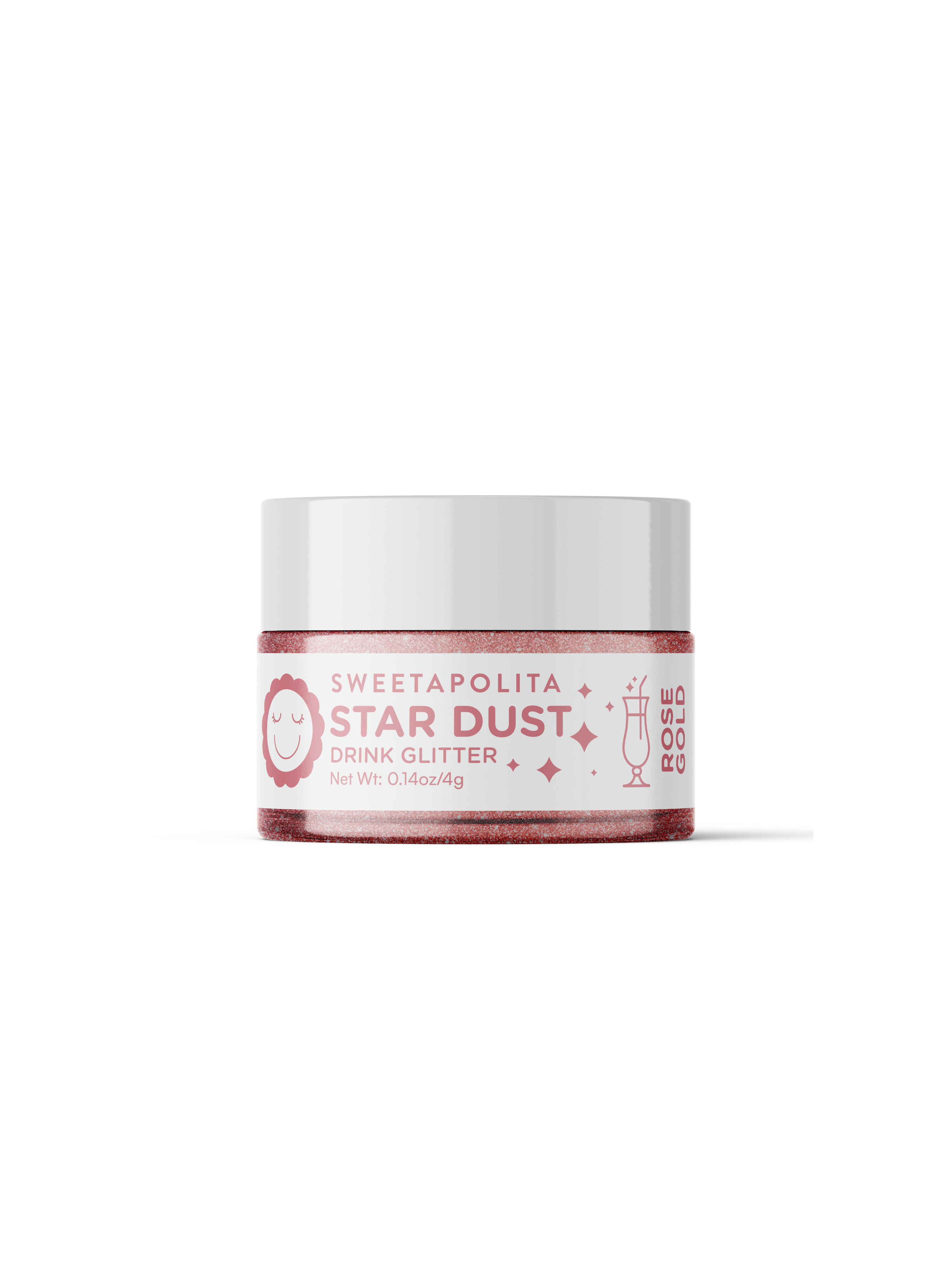 Rose Gold | Star Dust Edible Drink Glitter - US