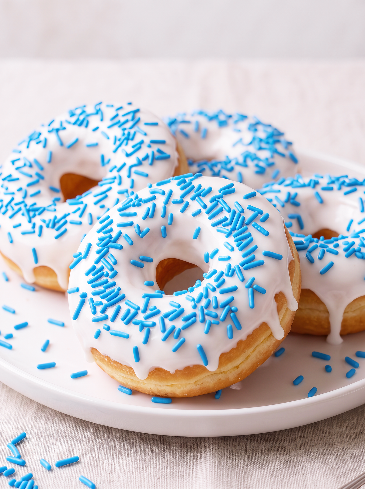 Natural Blue Crunchy Sprinkles | Plant-Based Bulk