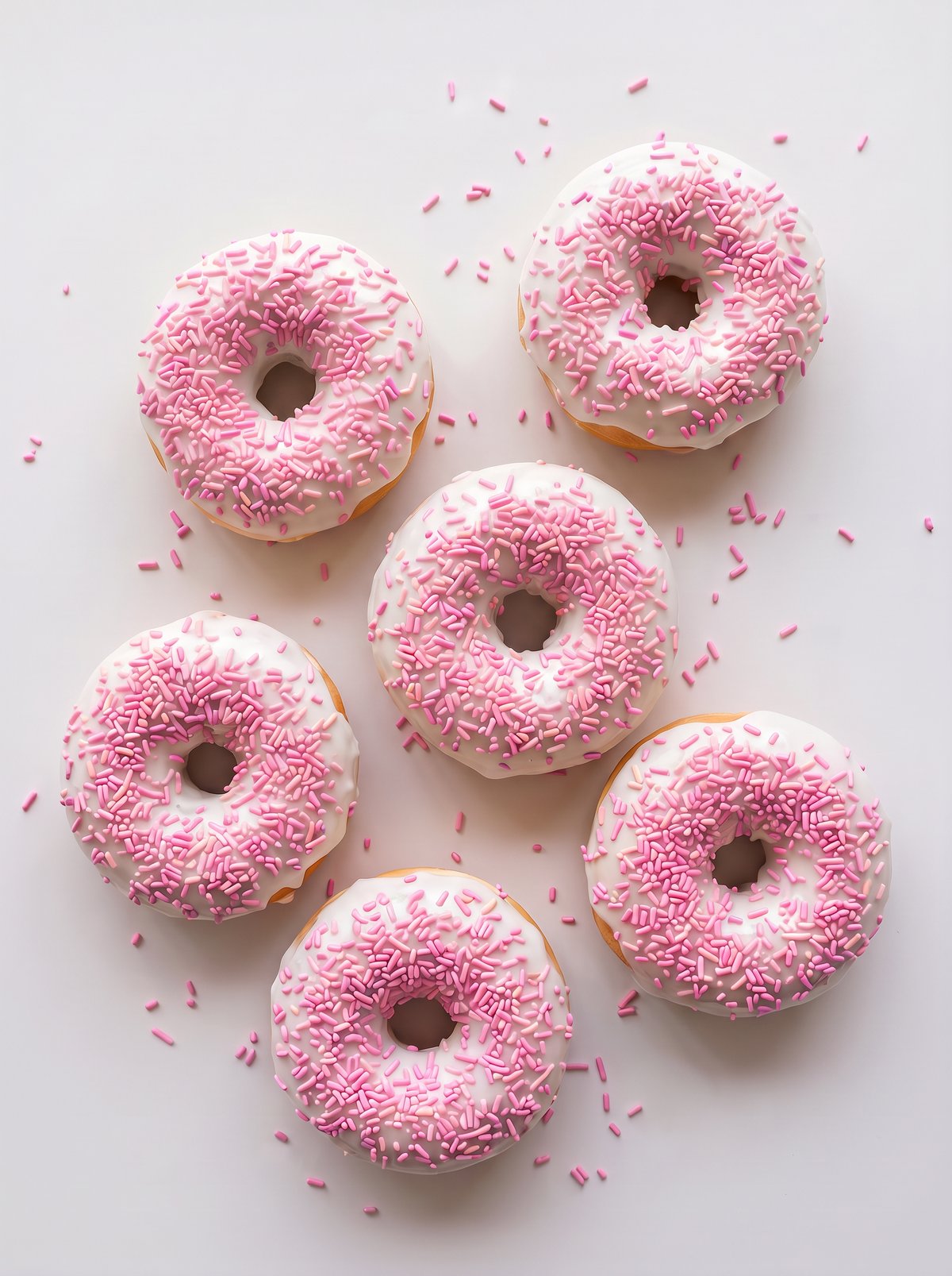 Natural Pink Crunchy Sprinkles
