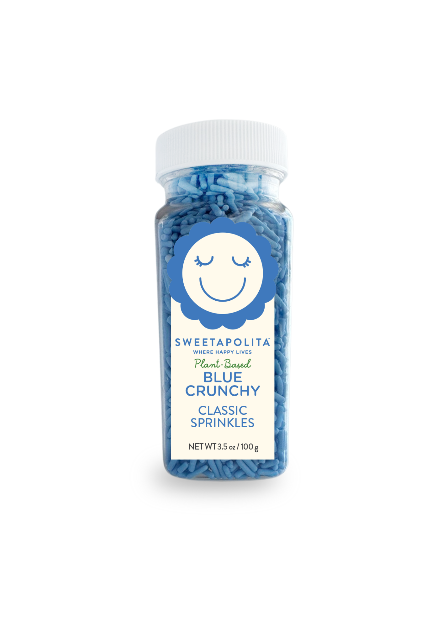 Natural Blue Crunchy Sprinkles | Plant-Based - US