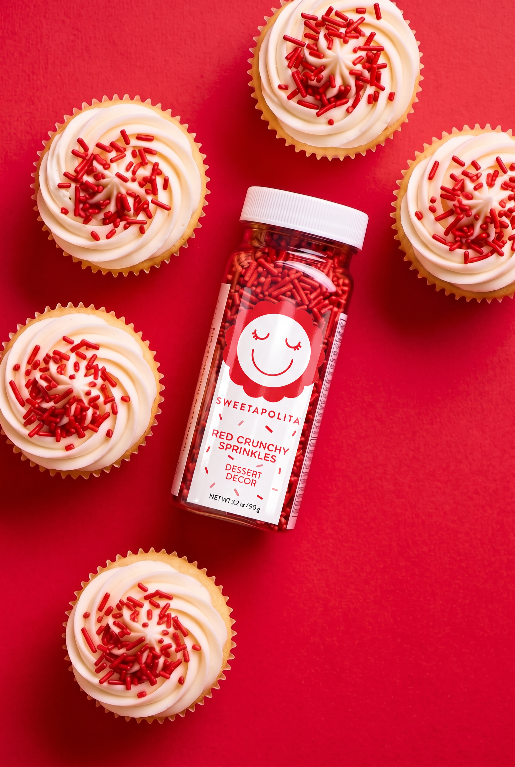 Red Crunchy Sprinkles