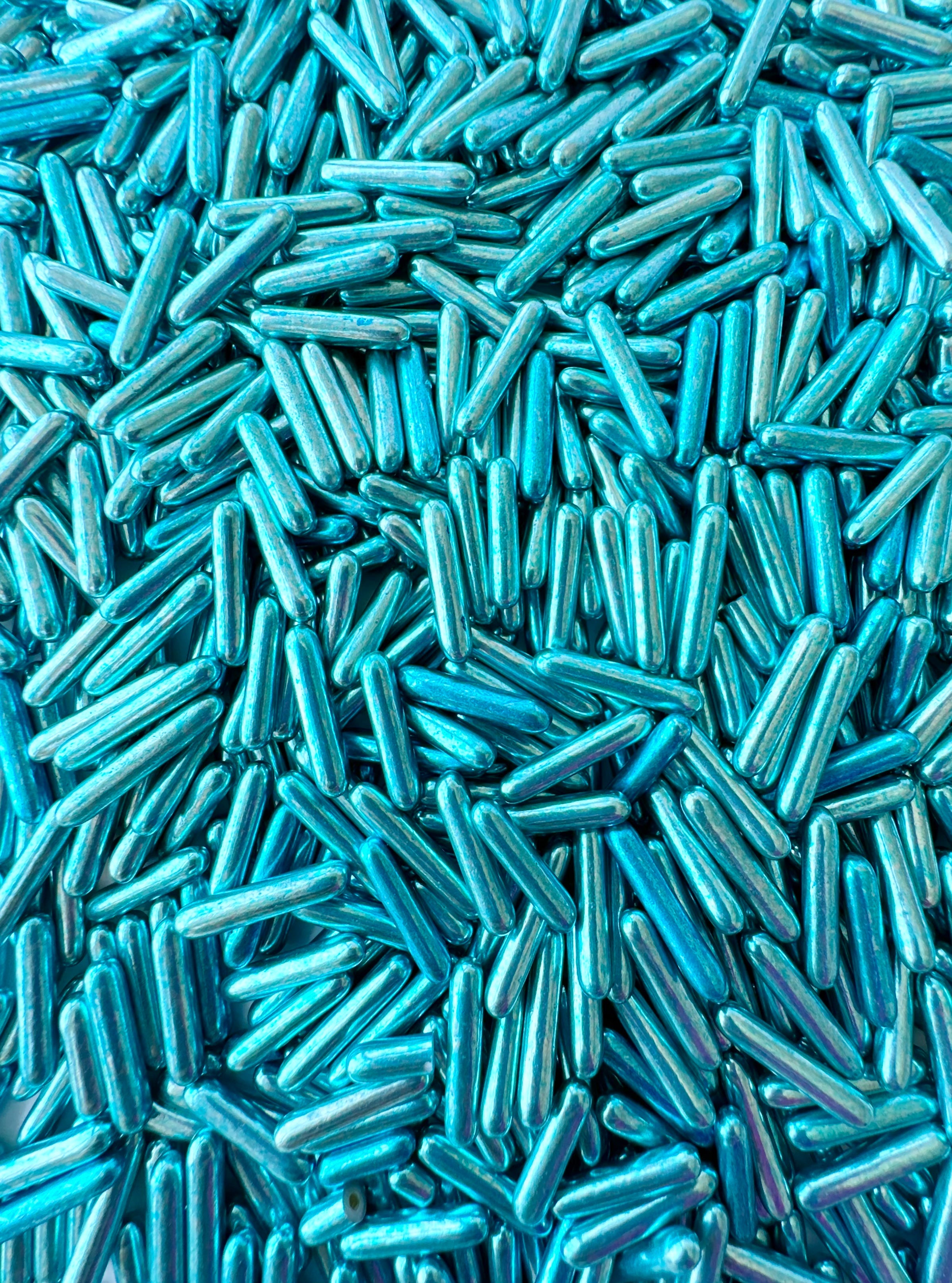 Turquoise Metallic Rods - US