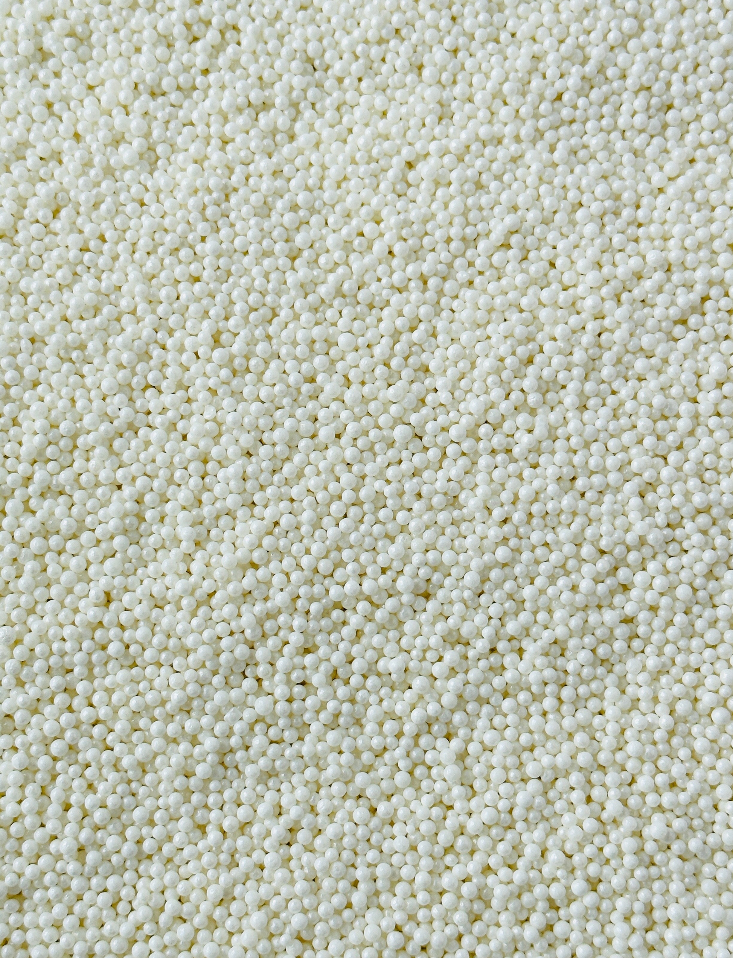 White Medium Nonpareils Bulk