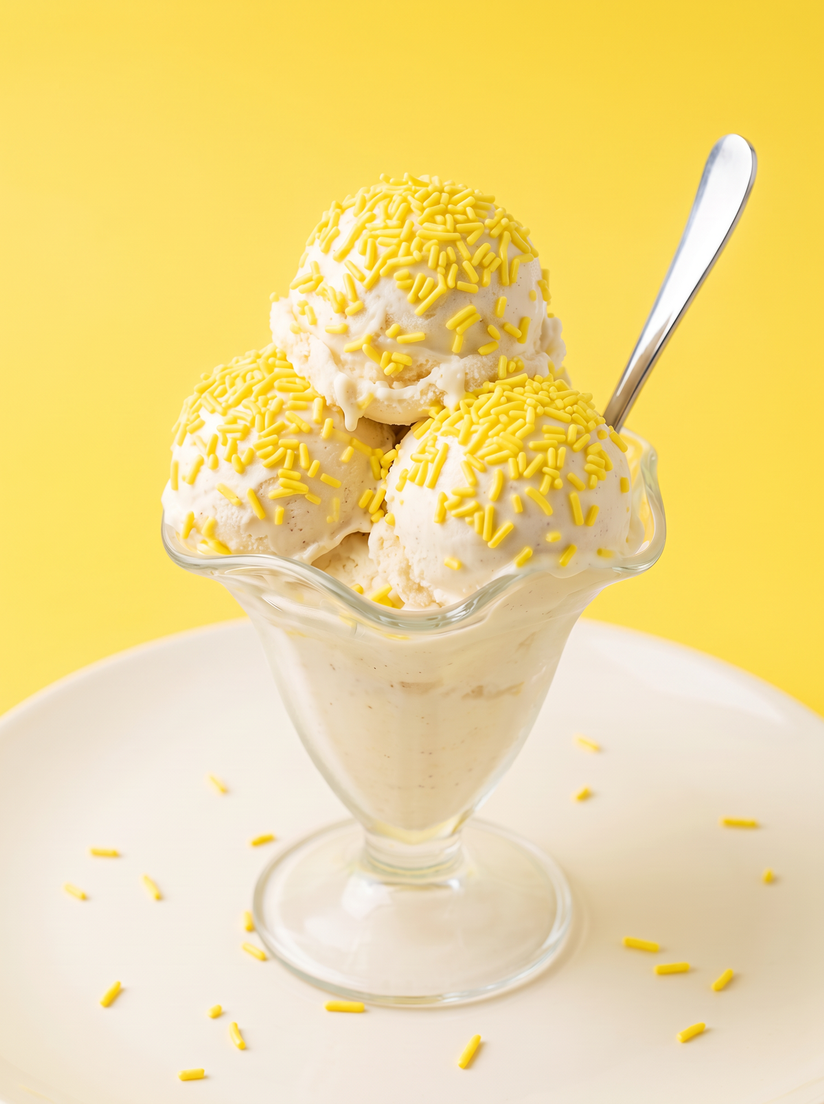 Bright Yellow Crunchy Sprinkles