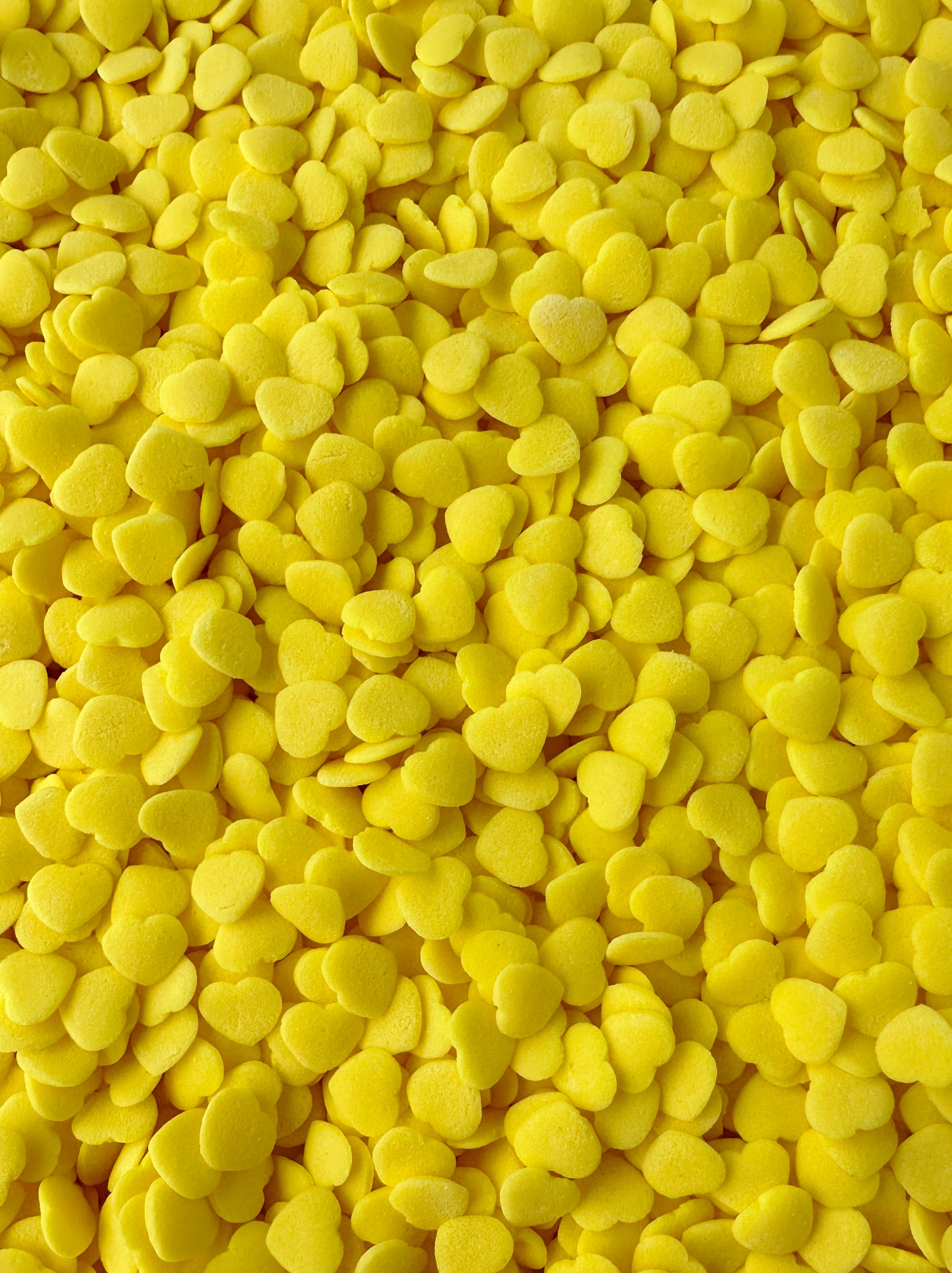 Yellow Heart Confetti - US