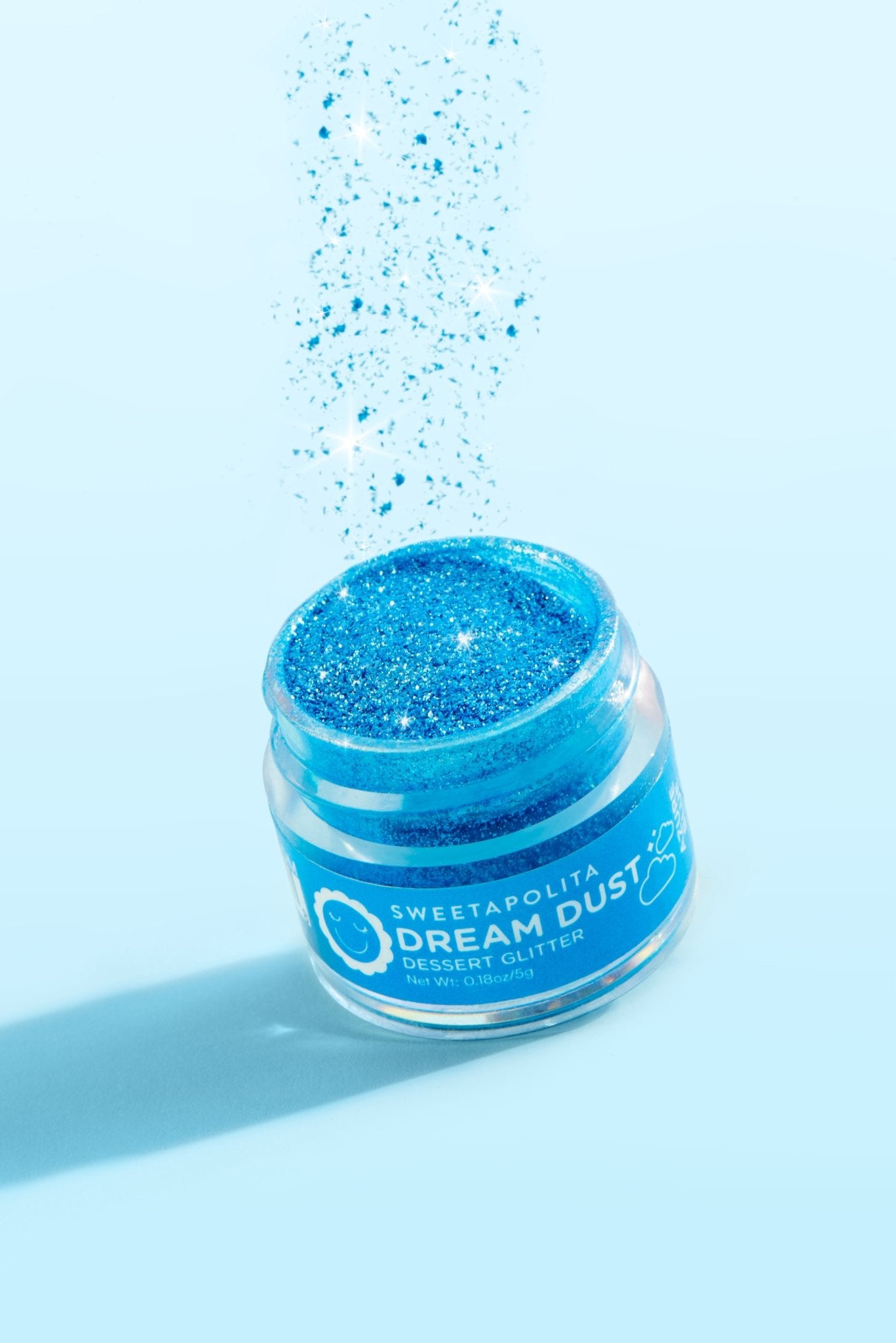 Azure Blue | Dream Dust Edible Drink + Dessert Glitter - US - Sweetapolita