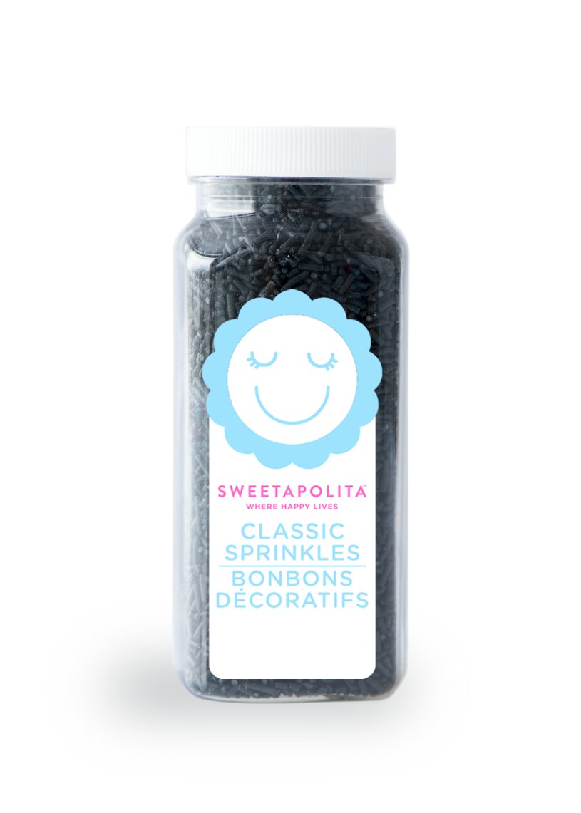 Black Crunchy Sprinkles - US - Sweetapolita