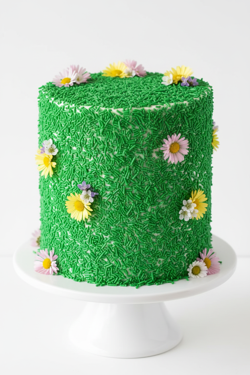 Bright Green Crunchy Sprinkles