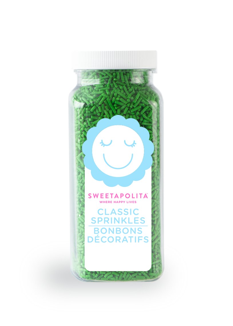 Bright Green Crunchy Sprinkles - US - Sweetapolita