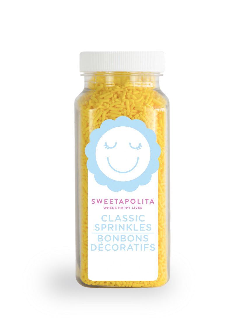 Bright Yellow Crunchy Sprinkles Bulk - Sweetapolita