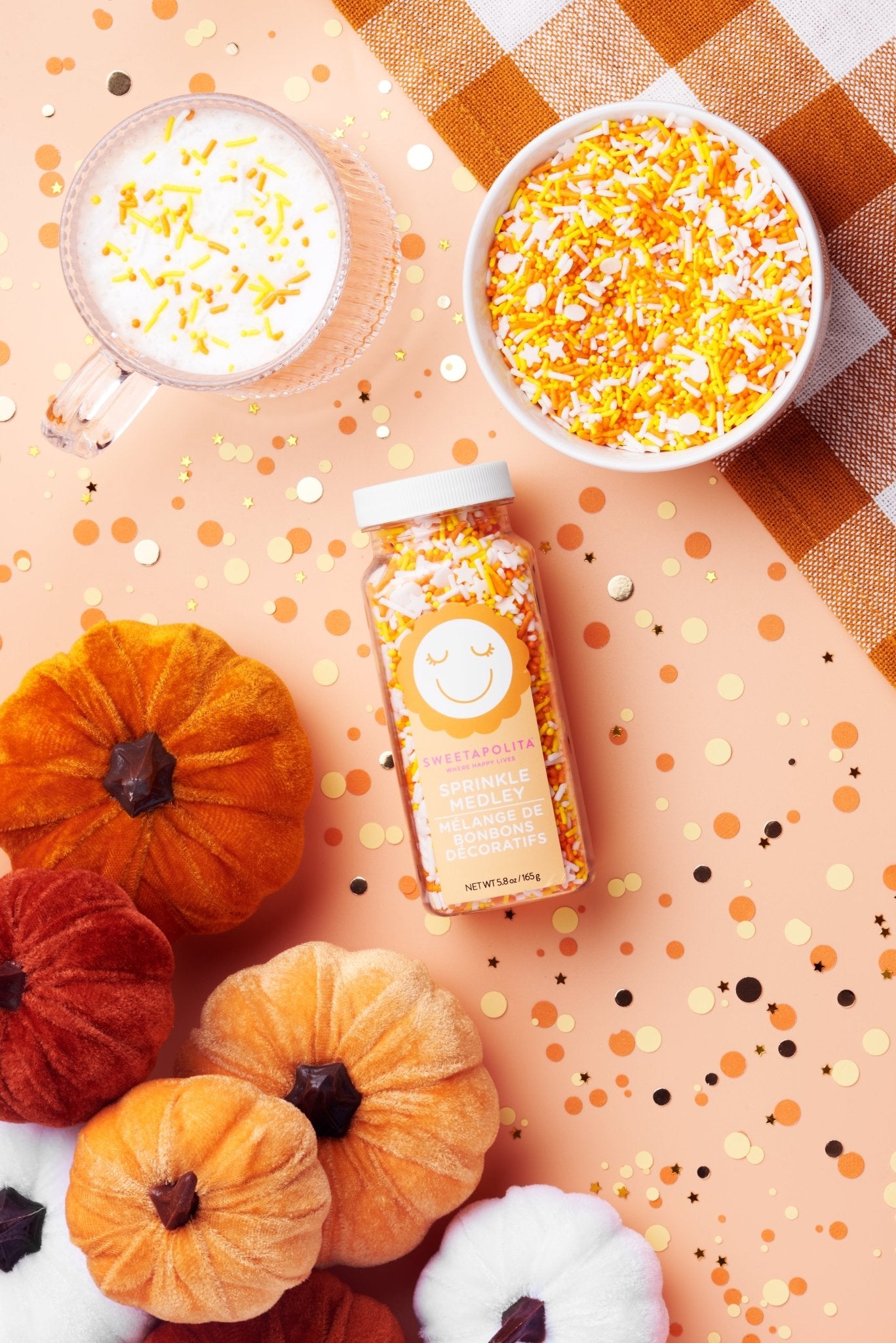 Candy Corn Sprinkle Medley Bulk - Sweetapolita