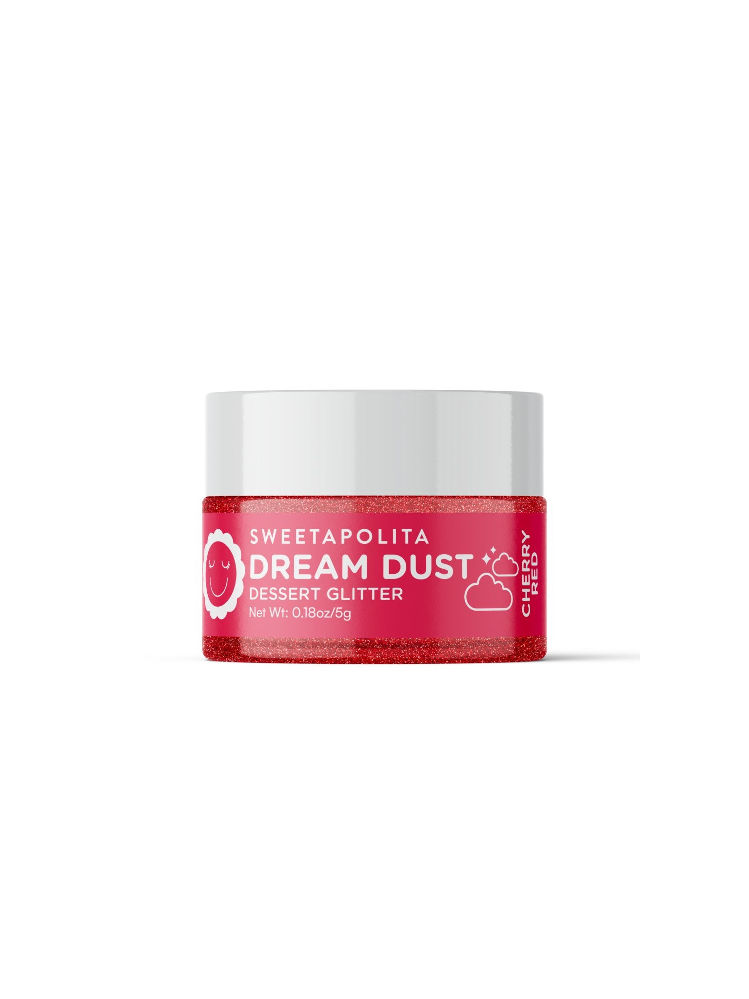 Cherry Red | Dream Dust Edible Drink + Dessert Glitter - CA - Sweetapolita