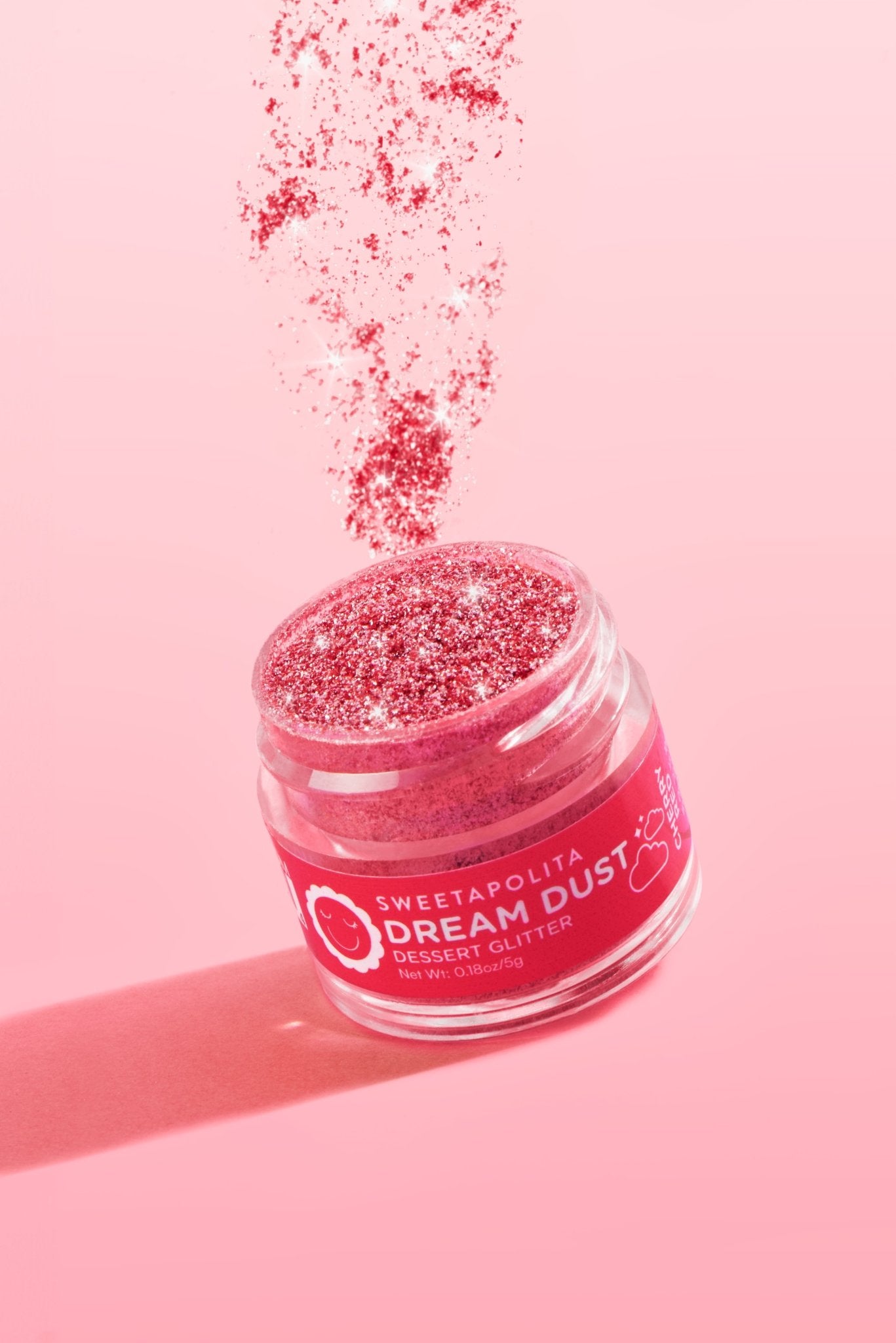 Cherry Red | Dream Dust Edible Drink + Dessert Glitter - CA - Sweetapolita